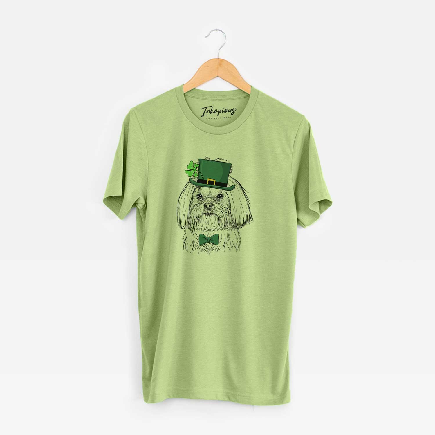 St. Patrick's Olga the Shih Tzu - Unisex Crewneck - Image 6