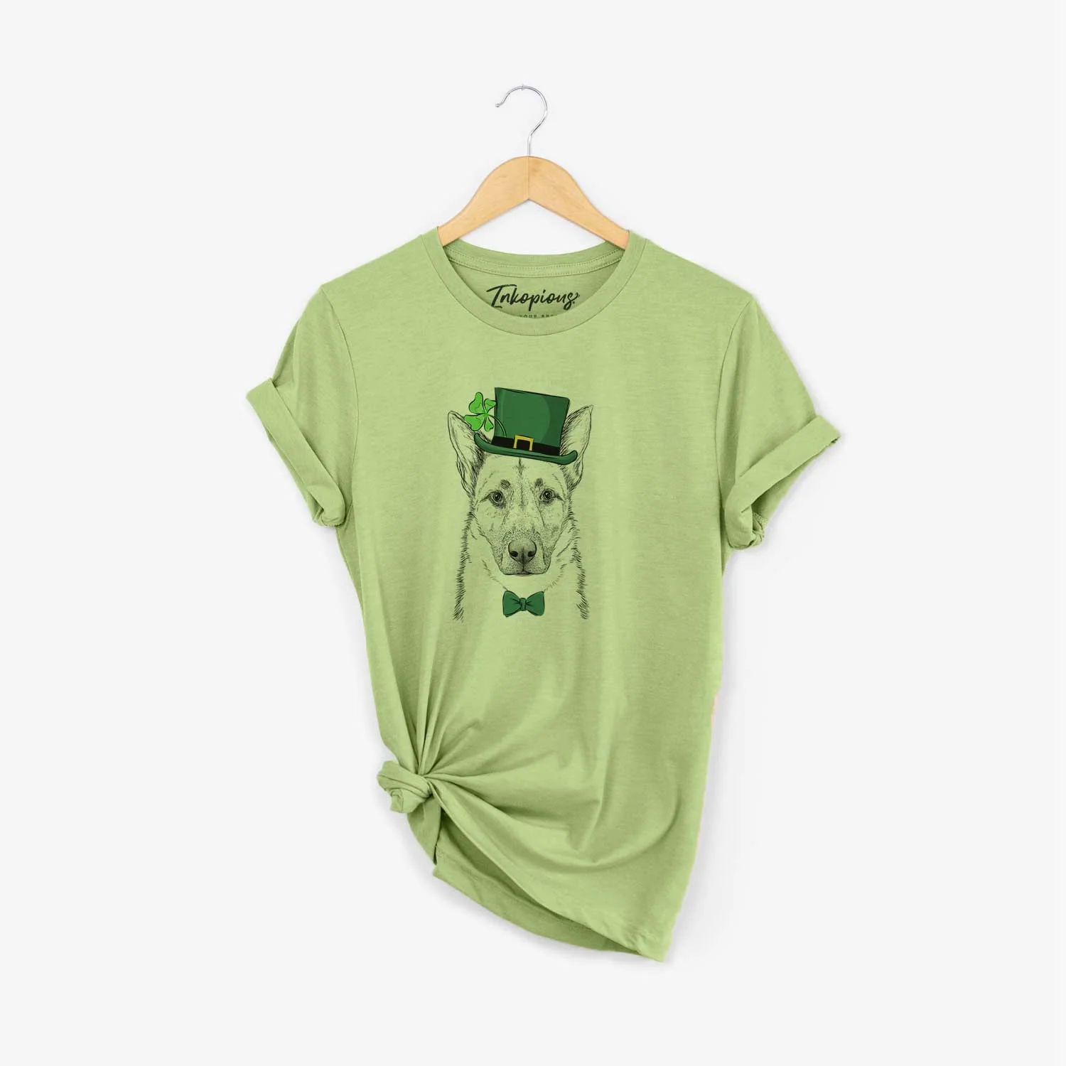 St. Patrick's Oliverno the German Shepherd - Unisex Crewneck