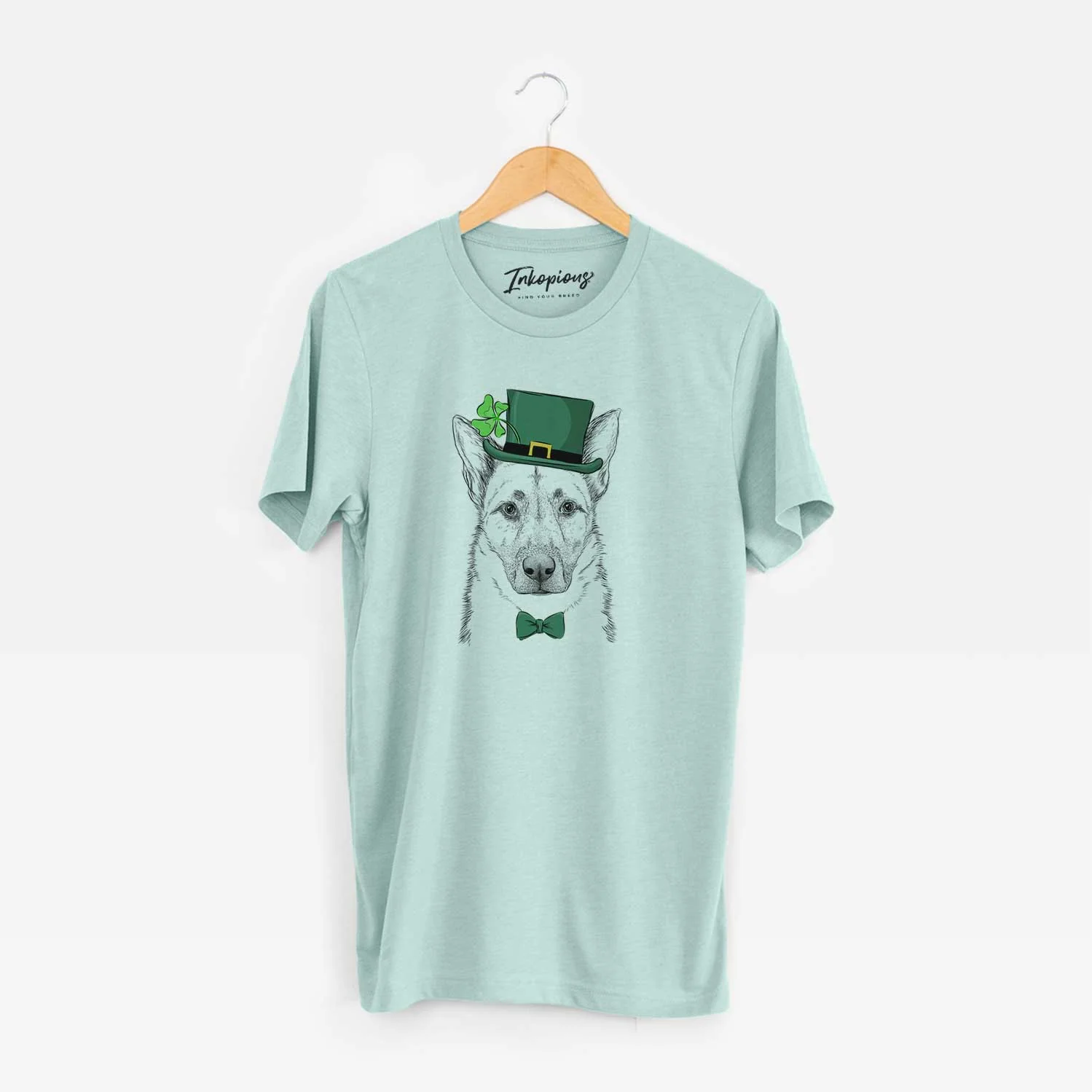 St. Patrick's Oliverno the German Shepherd - Unisex Crewneck - Image 7