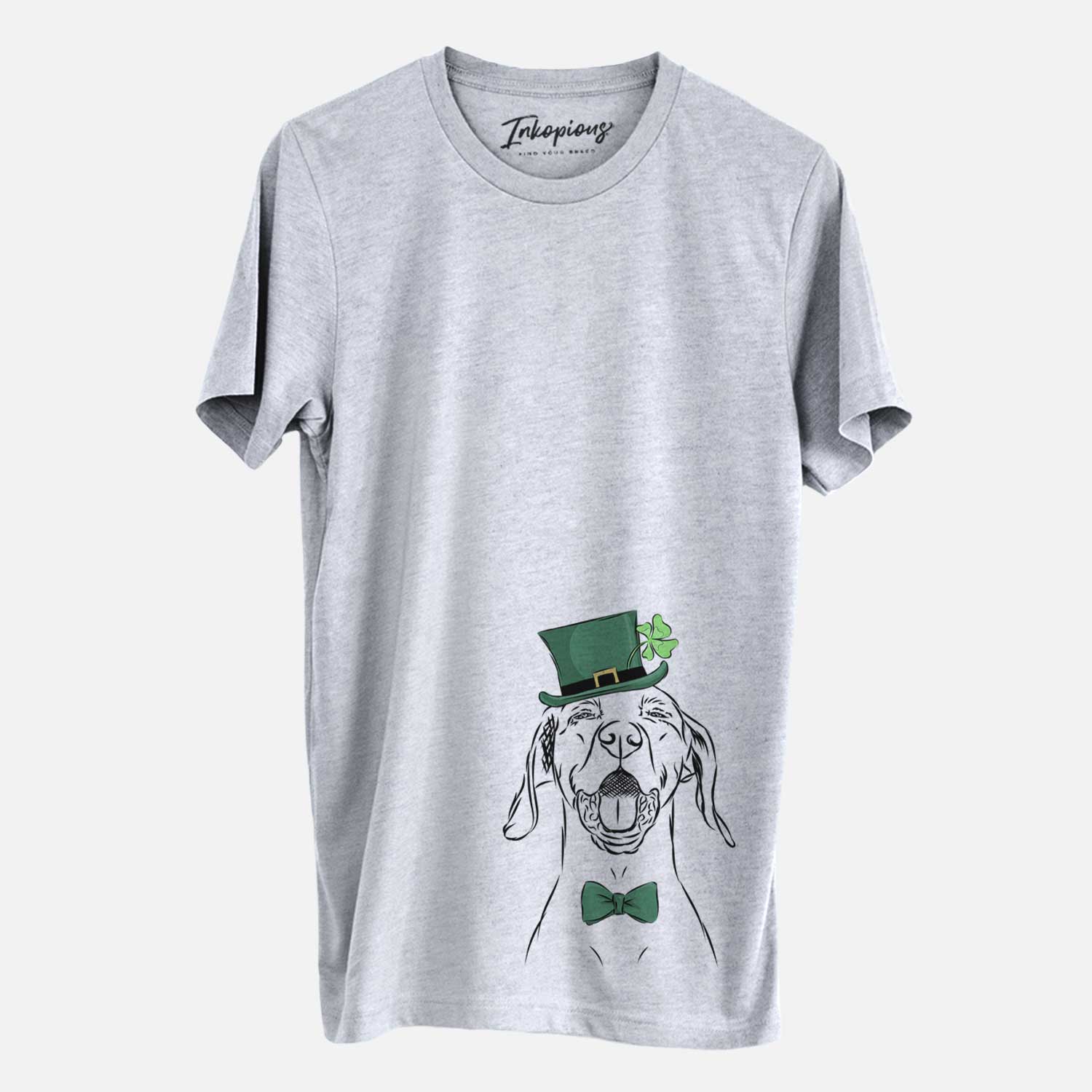 St. Patrick's Ollie the Vizsla - Unisex Crewneck - Image 2