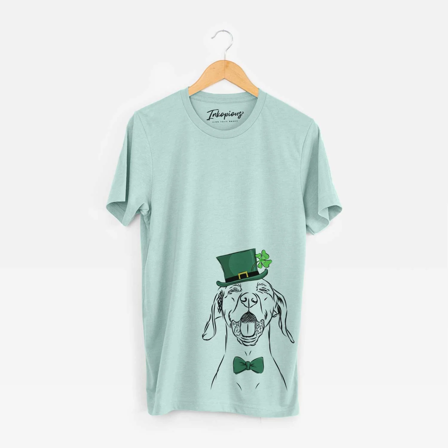 St. Patrick's Ollie the Vizsla - Unisex Crewneck - Image 4