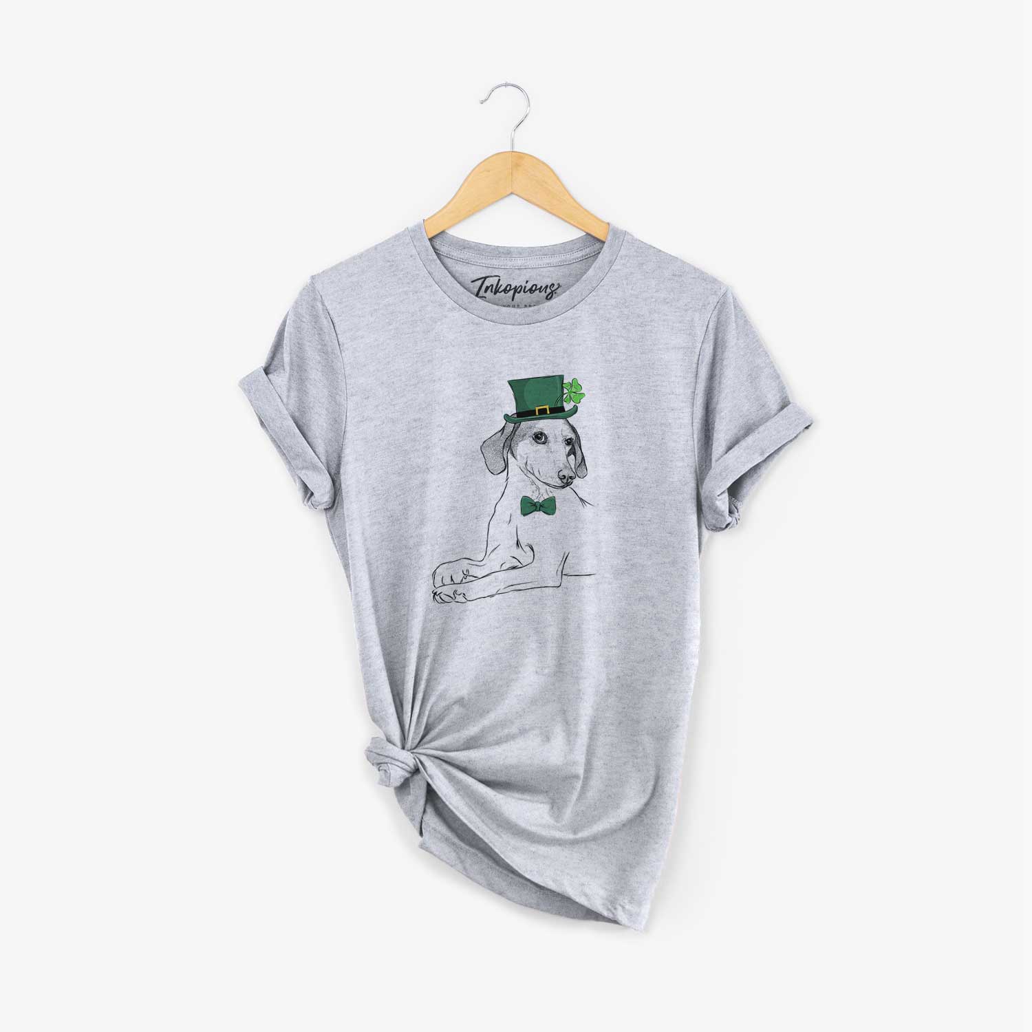St. Patrick's Opie the Foxhound - Unisex Crewneck - Image 5