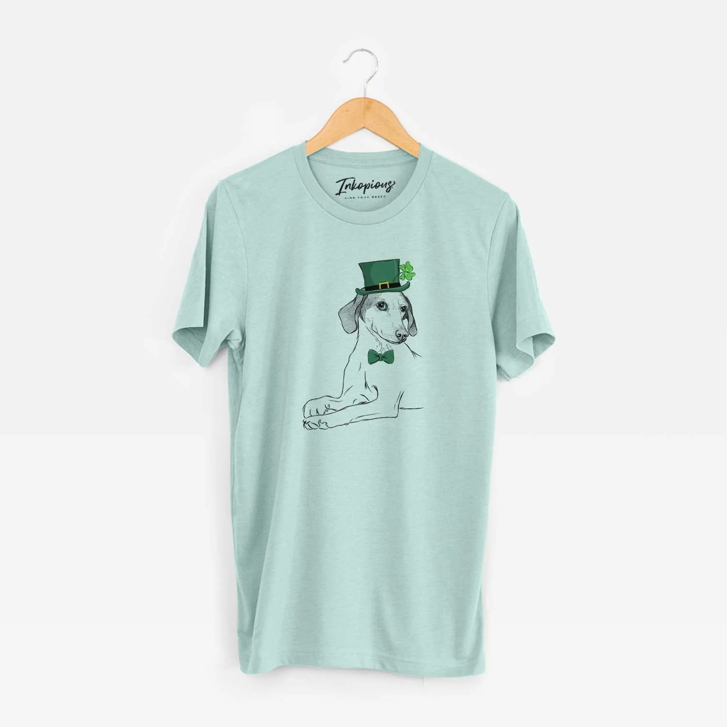St. Patrick's Opie the Foxhound - Unisex Crewneck - Image 7