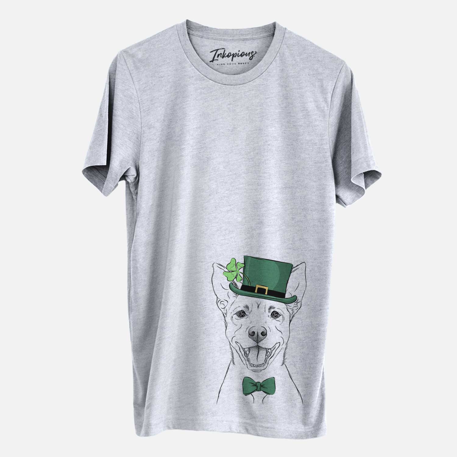 St. Patrick's Orange the Carolina Dog - Unisex Crewneck - Image 2