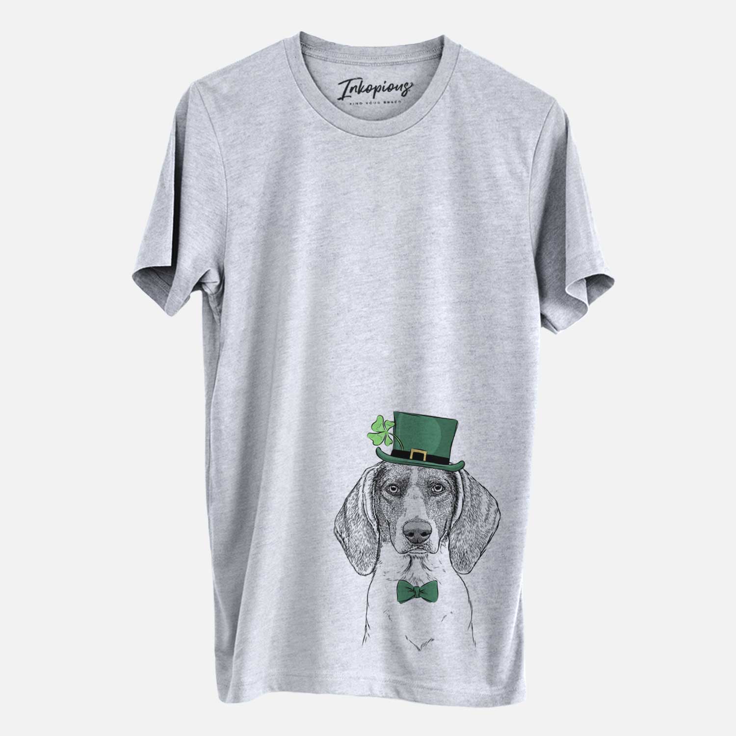 St. Patrick's Orin the Treeing Walker Coonhound - Unisex Crewneck - Image 2