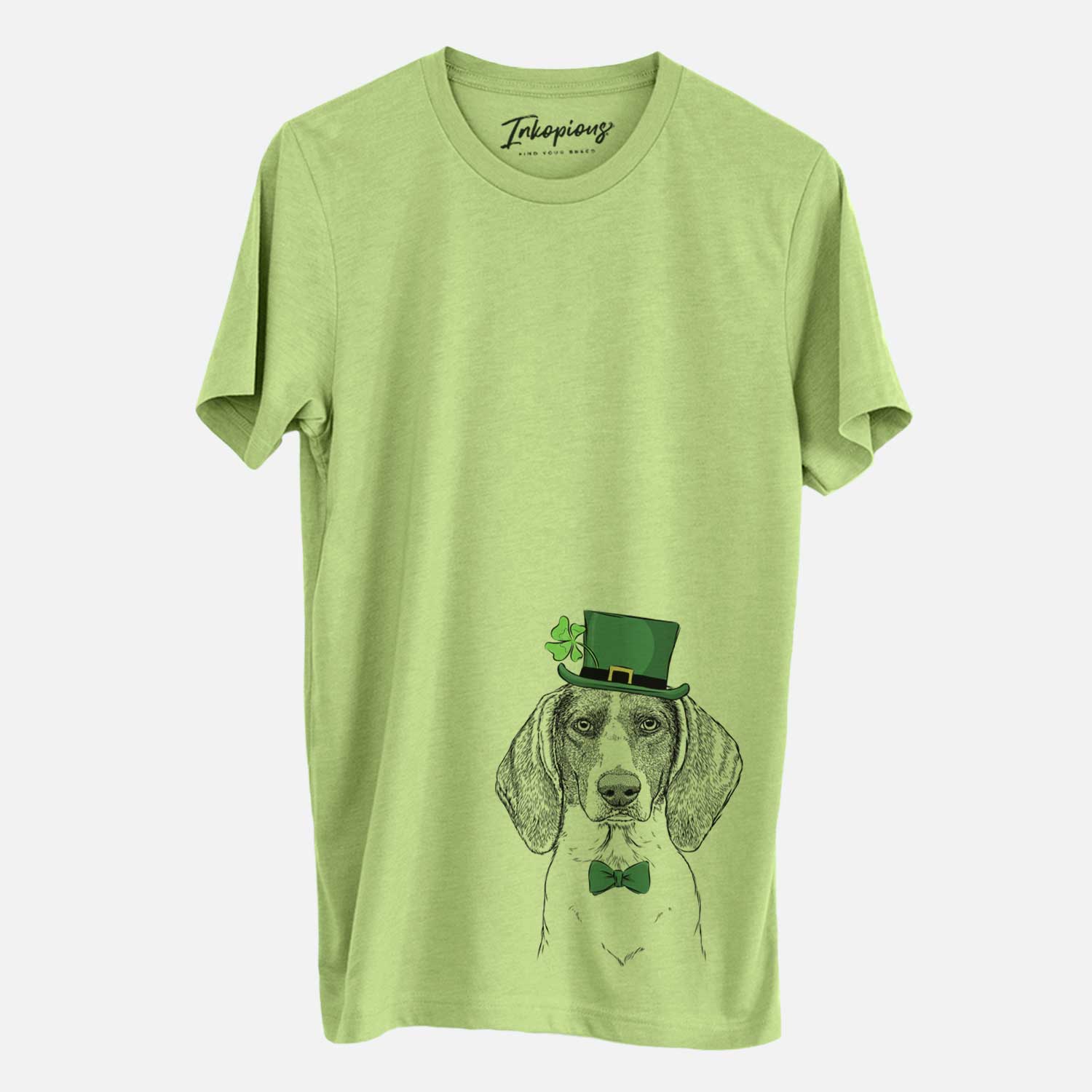 St. Patrick's Orin the Treeing Walker Coonhound - Unisex Crewneck - Image 3