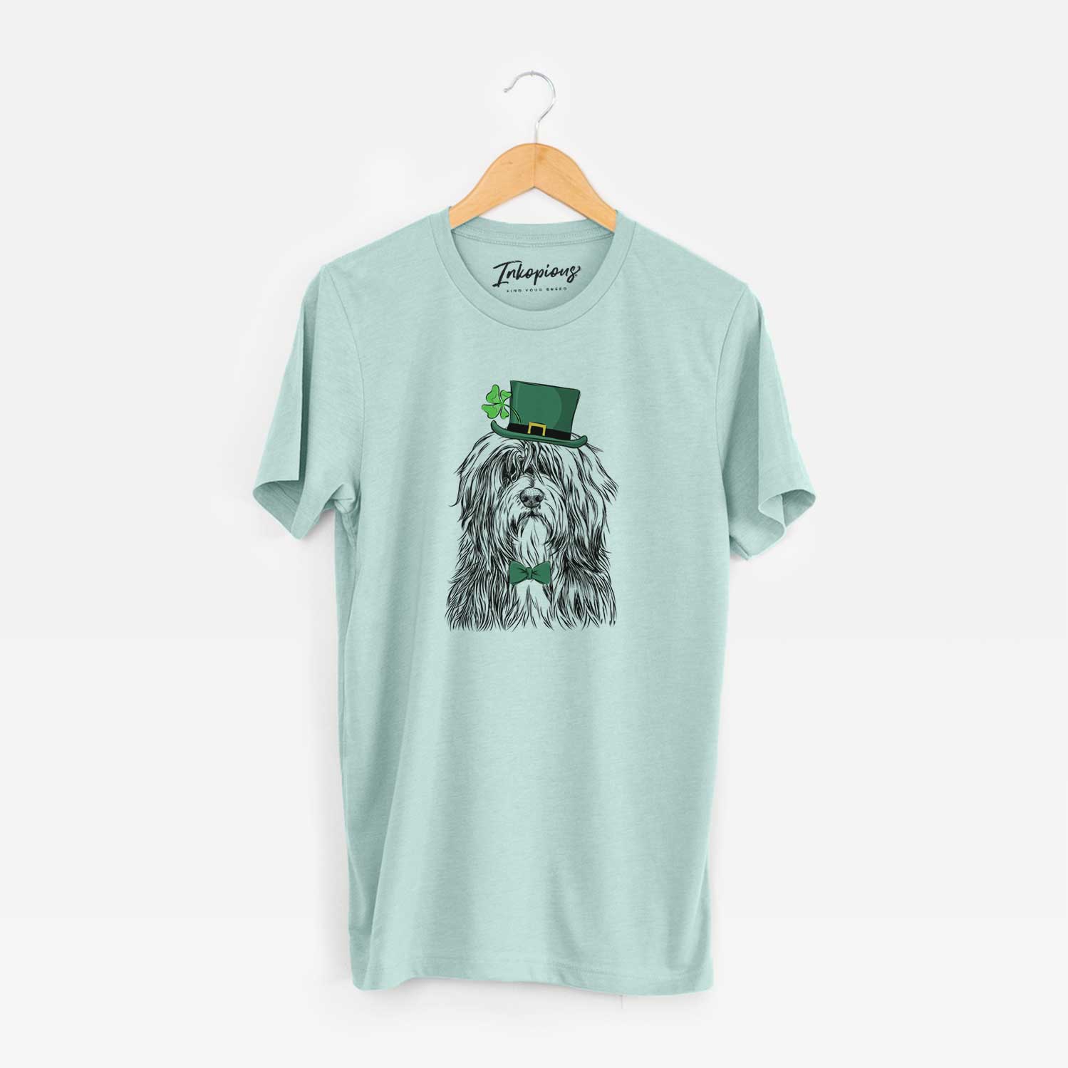 St. Patrick's Otto the Polish Lowland Sheepdog - Unisex Crewneck - Image 7