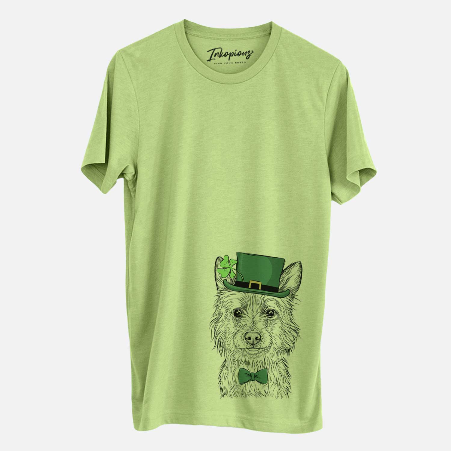 St. Patrick's Paulo the Portuguese Podengo - Unisex Crewneck - Image 3
