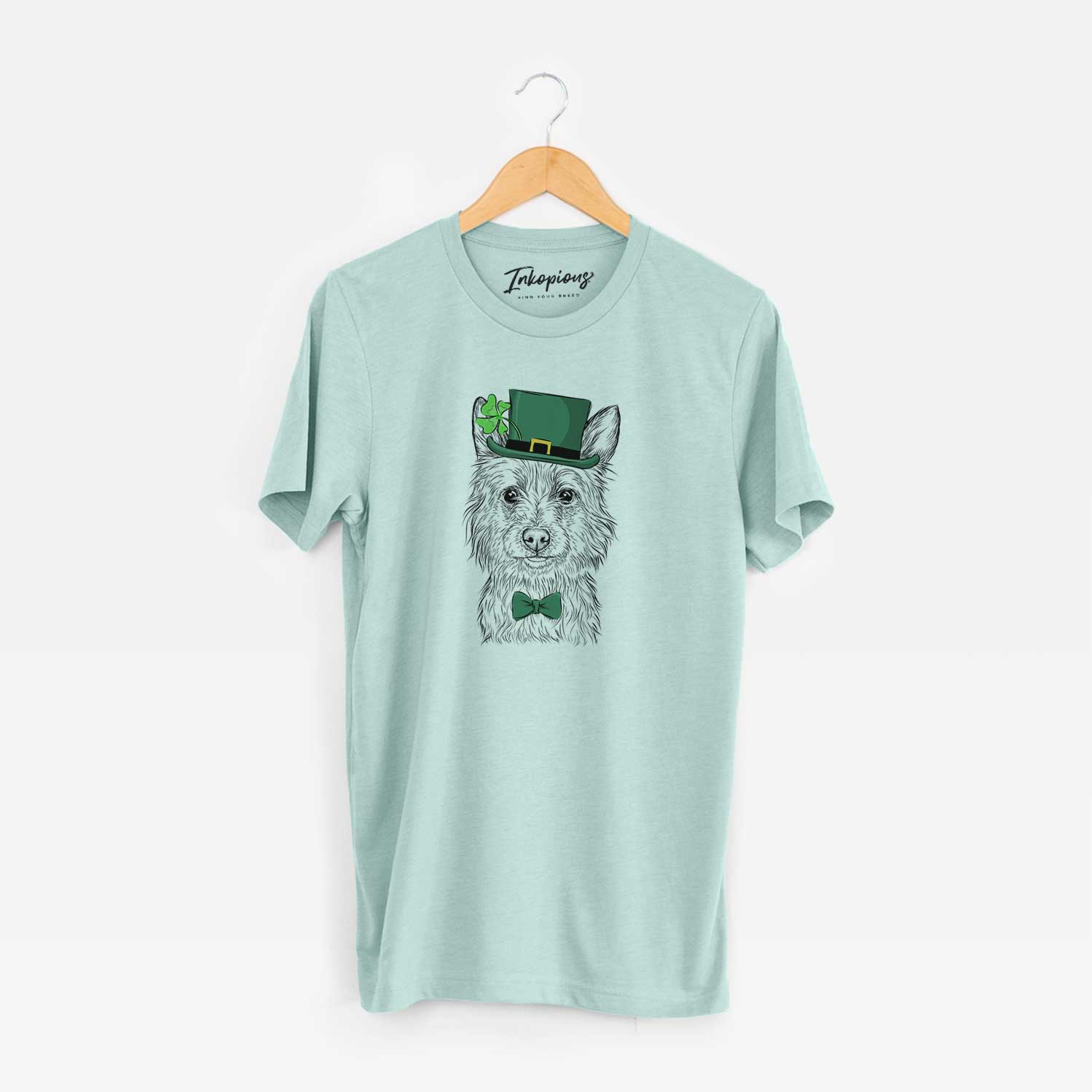 St. Patrick's Paulo the Portuguese Podengo - Unisex Crewneck - Image 7