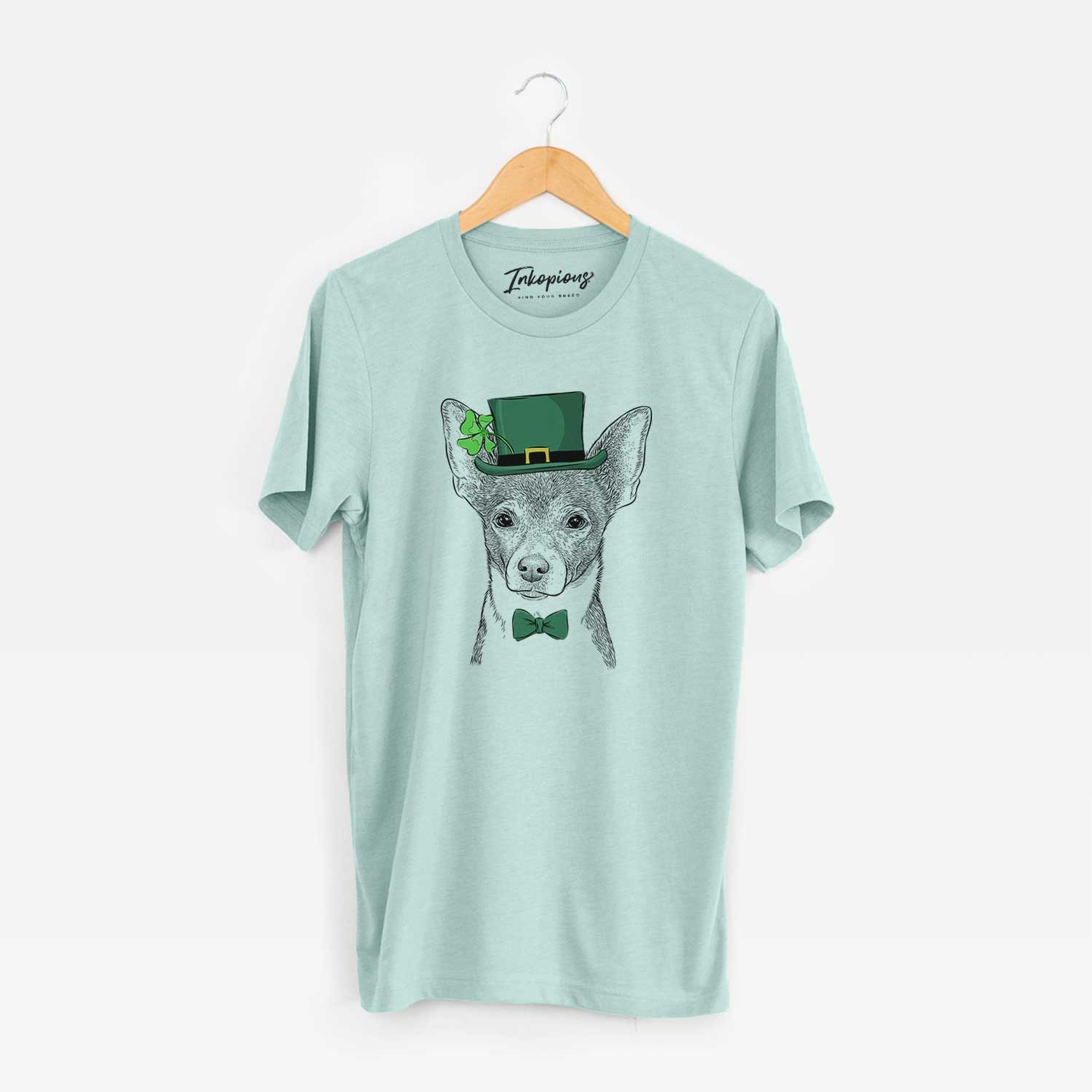 St. Patrick's Peanut the Chihuahua - Unisex Crewneck - Image 7
