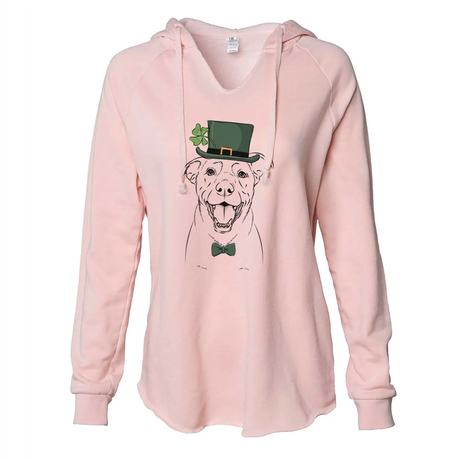 St. Patrick's Pele the Lab Mix - Cali Wave Hooded Sweatshirt - Image 4