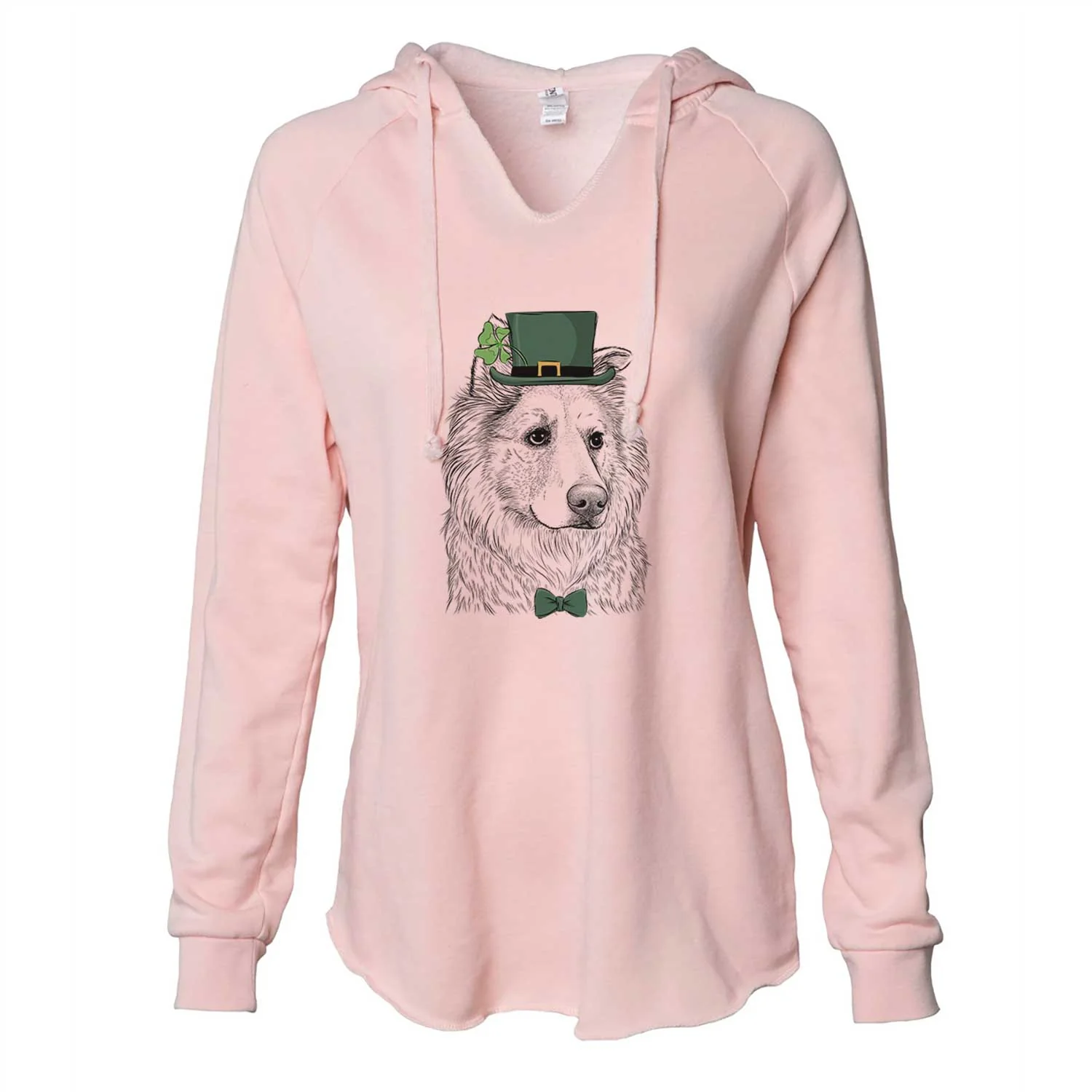 St. Patrick's Penny the Chow Mix - Cali Wave Hooded Sweatshirt - Image 4