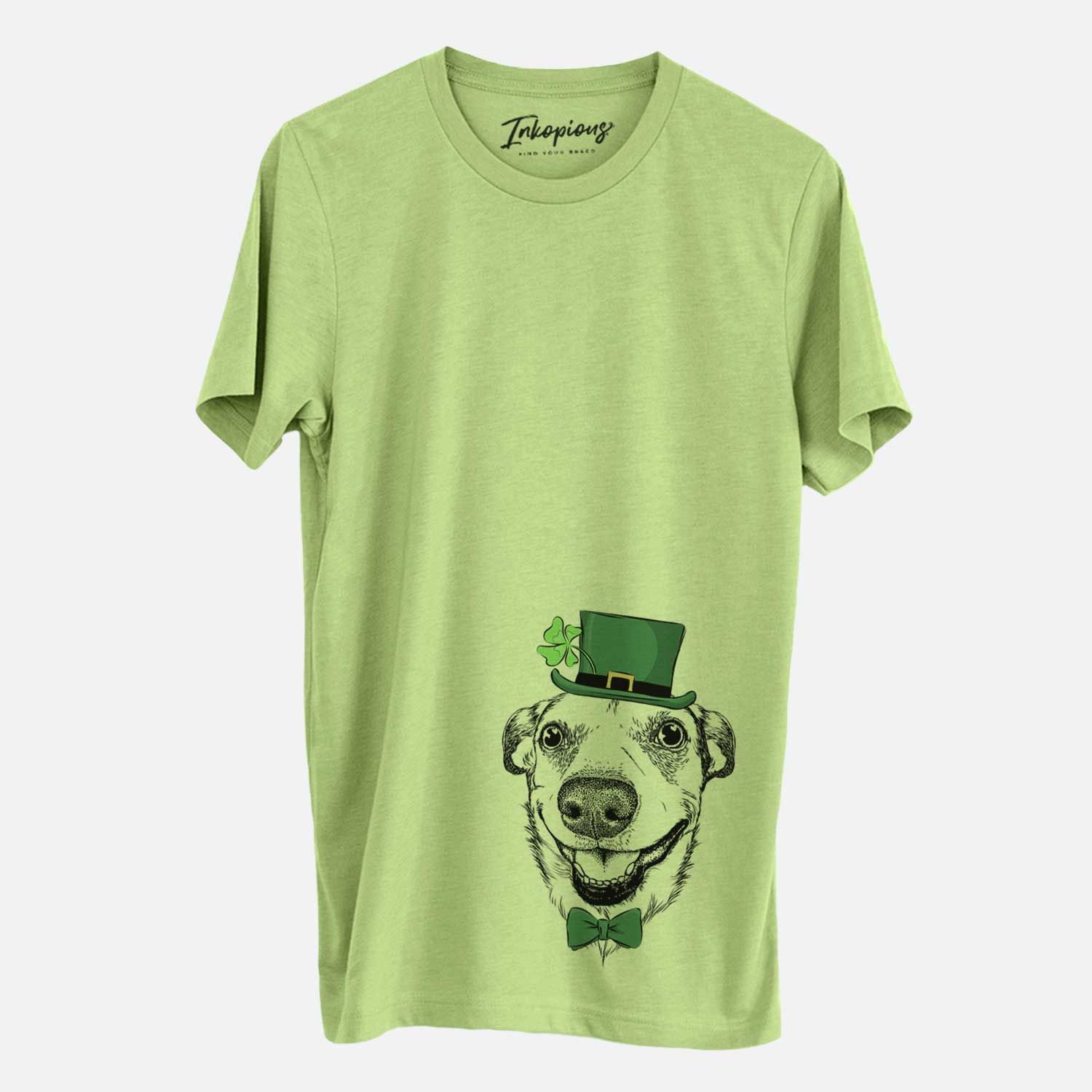 St. Patrick's Petrah the Staffy Mix - Unisex Crewneck - Image 3