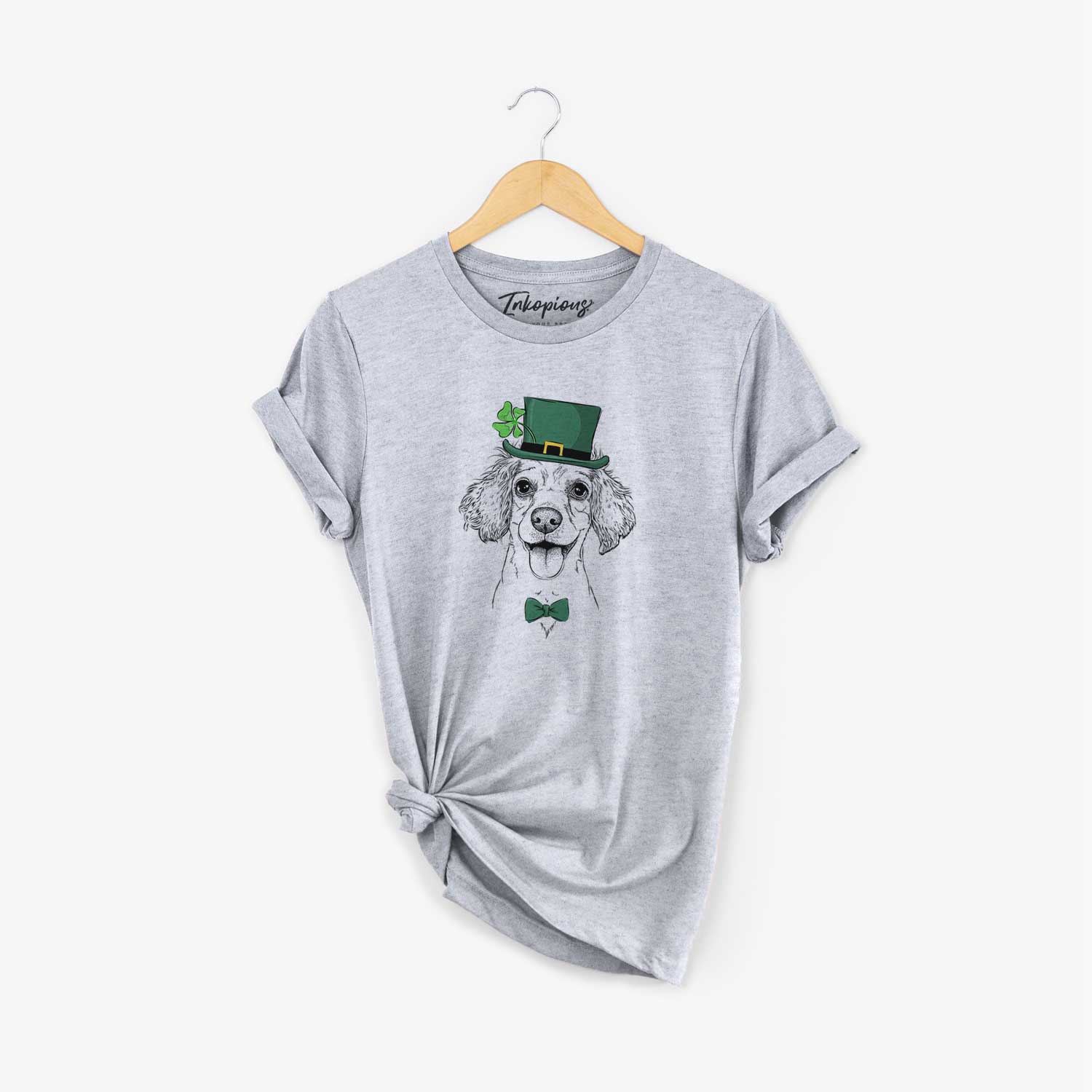 St. Patrick's Piglet the Dachshund Mix - Unisex Crewneck - Image 5
