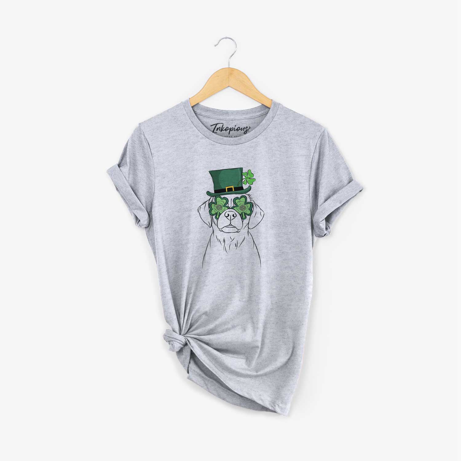 St. Patrick's Popcorn the Puggle - Unisex Crewneck - Image 5