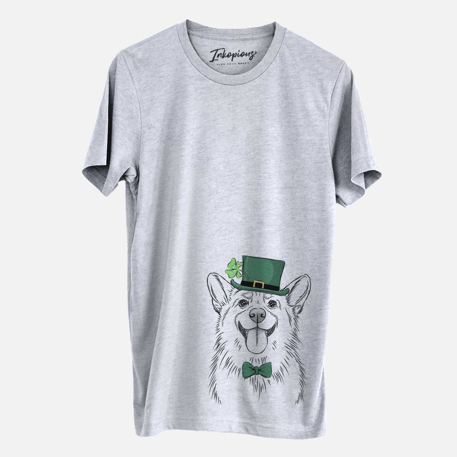 St. Patrick's Porter the Pembroke Welsh Corgi - Unisex Crewneck - Image 2
