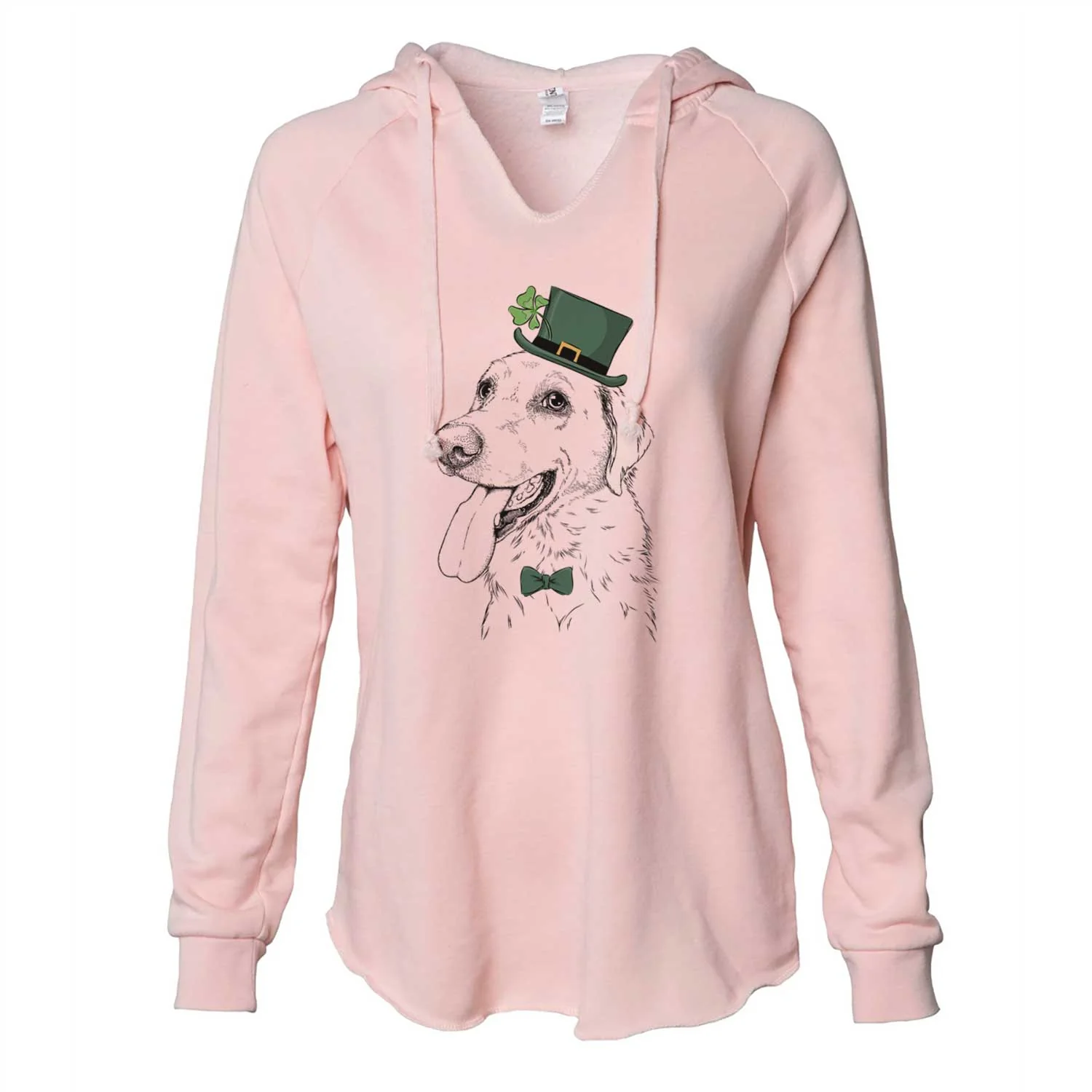 St. Patrick's Purl the British Lab - Cali Wave Hooded Sweatshirt - Image 4