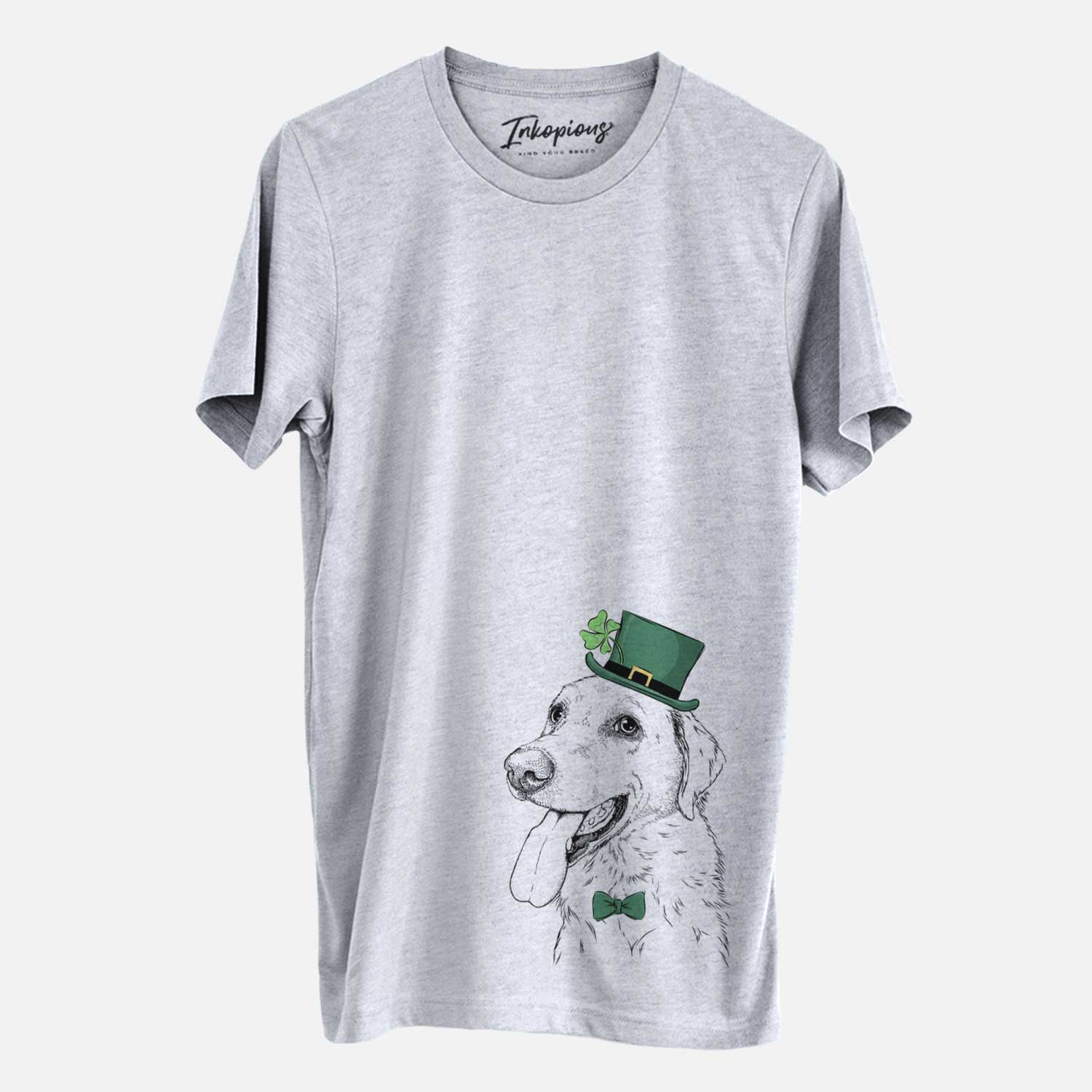 St. Patrick's Purl the British Lab - Unisex Crewneck - Image 2