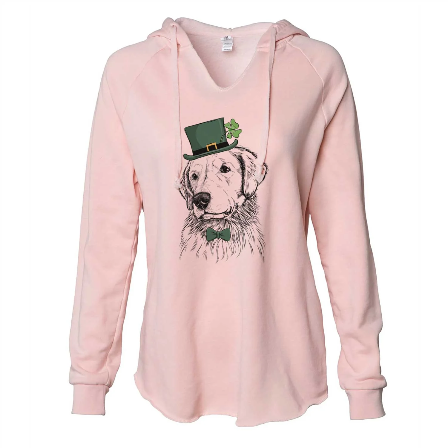 St. Patrick's Quinn the Golden Retriever - Cali Wave Hooded Sweatshirt - Image 4