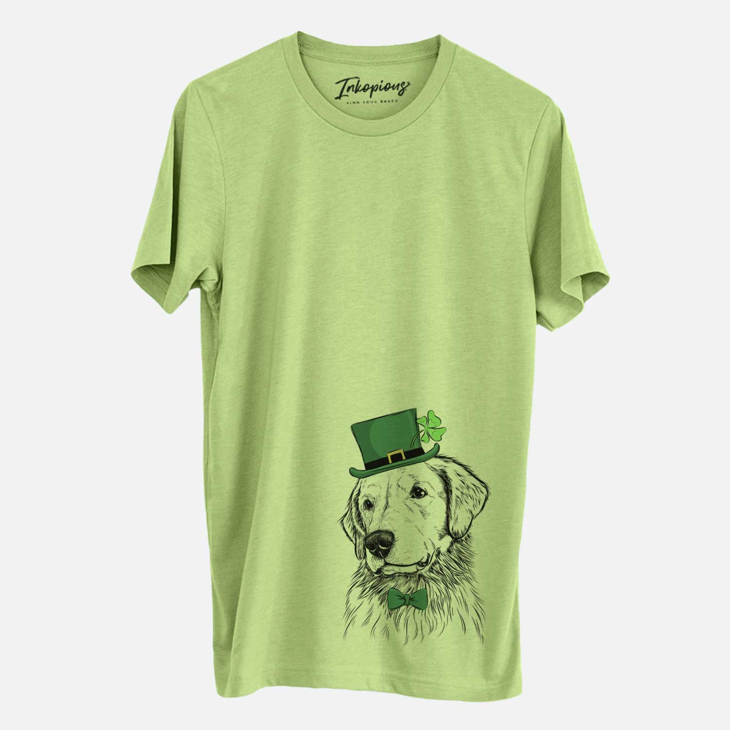 St. Patrick's Quinn the Golden Retriever - Unisex Crewneck - Image 3