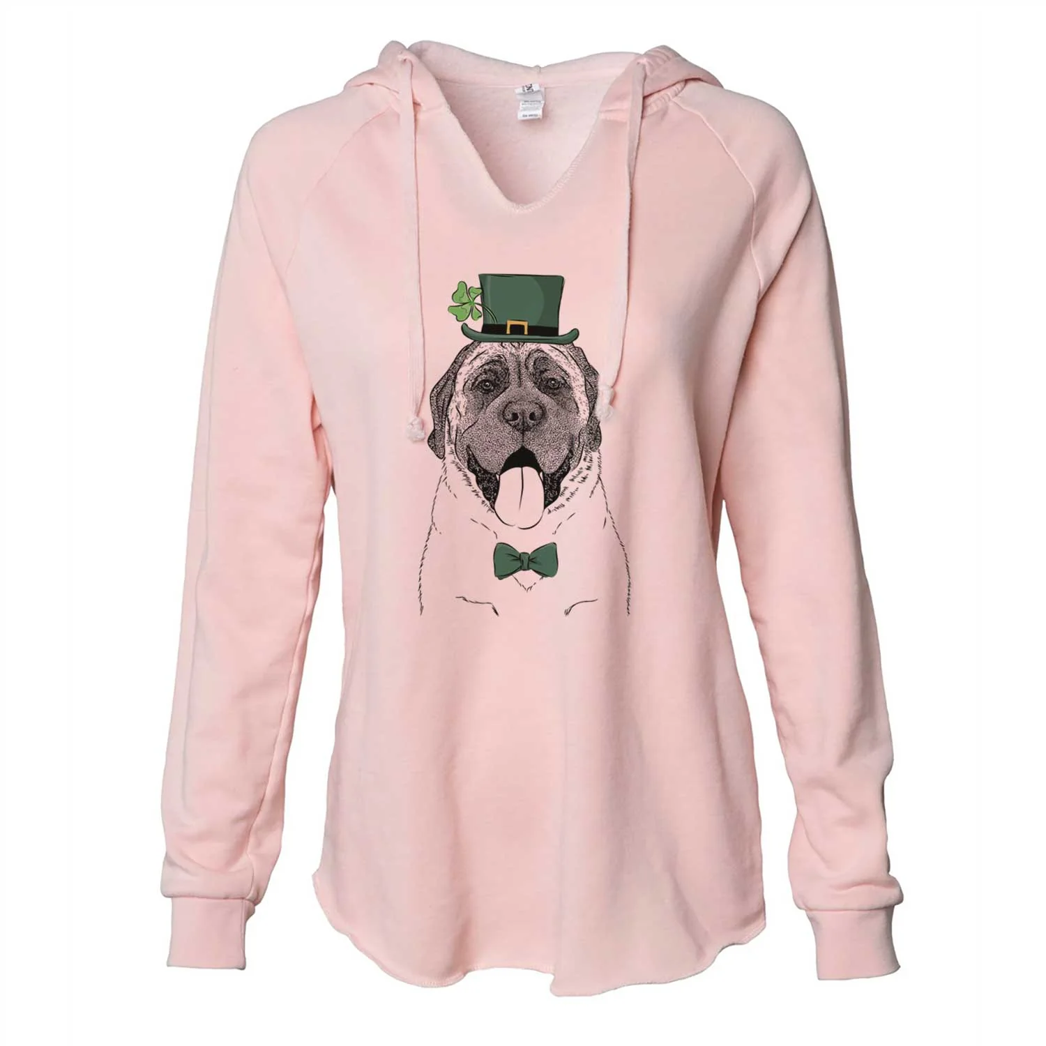 St. Patrick's Remmie the English Mastiff - Cali Wave Hooded Sweatshirt - Image 4