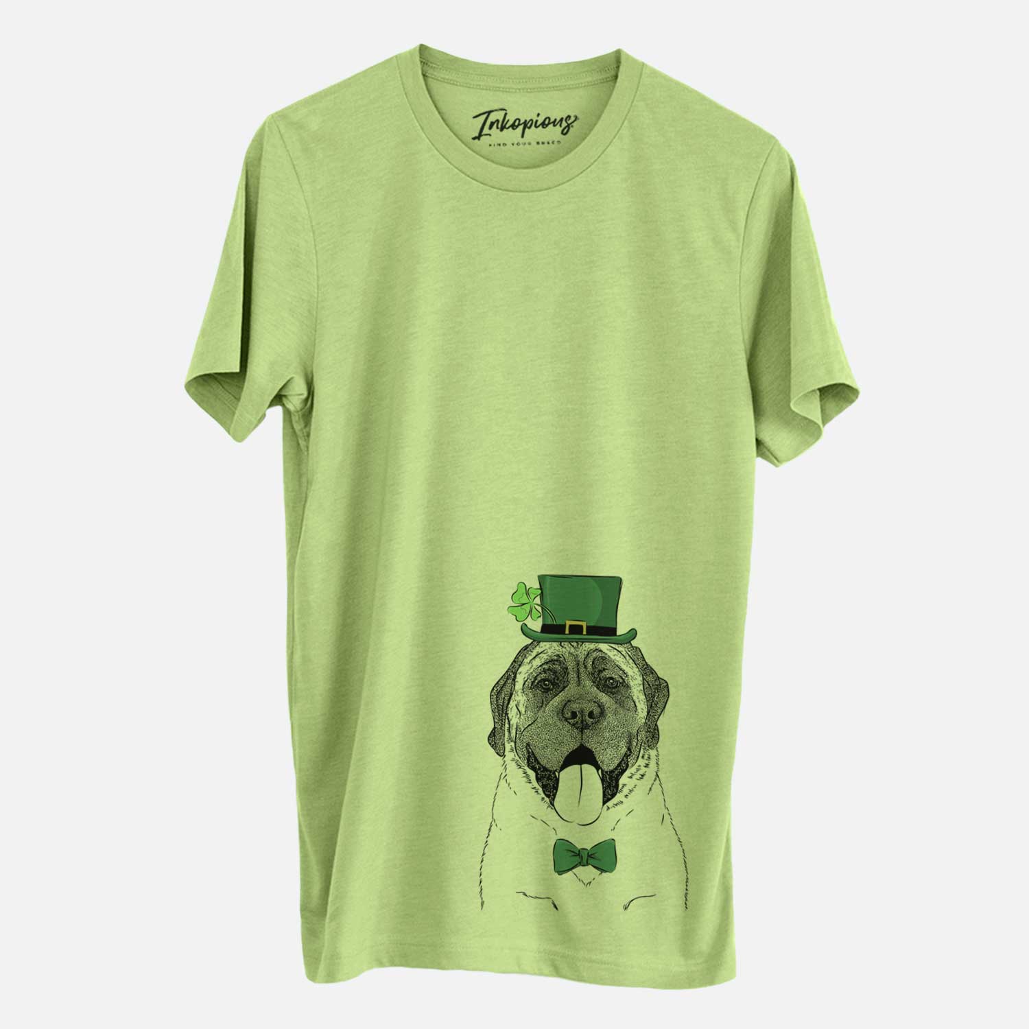 St. Patrick's Remmie the English Mastiff - Unisex Crewneck - Image 3