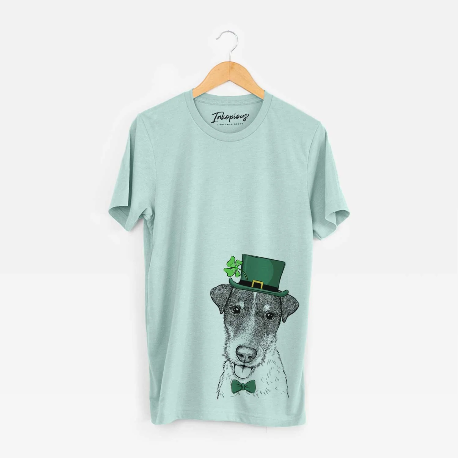 St. Patrick's Rider the Parson Russell Terrier - Unisex Crewneck - Image 4