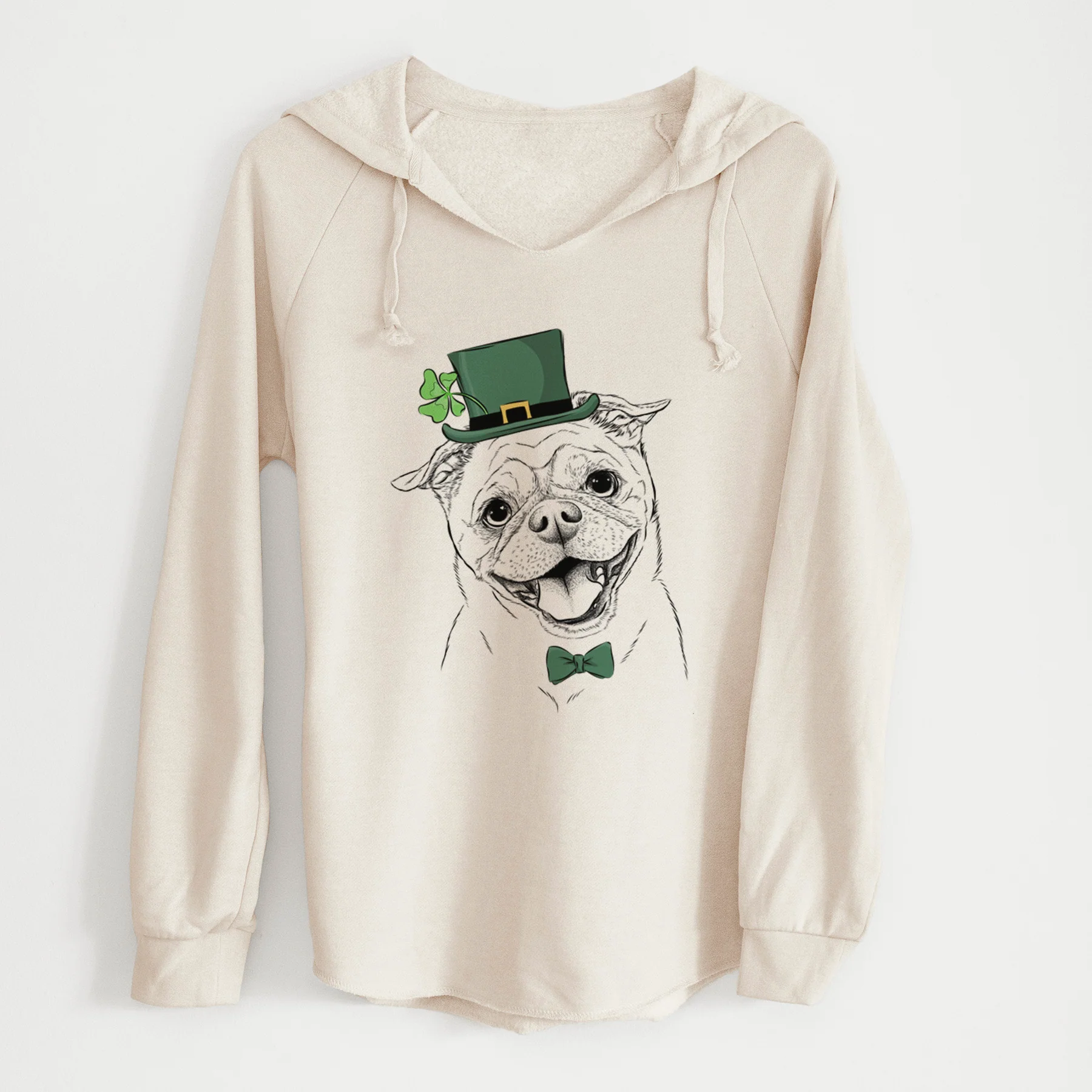 St. Patrick's Riley the Chug - Cali Wave Hooded Sweatshirt - Image 7
