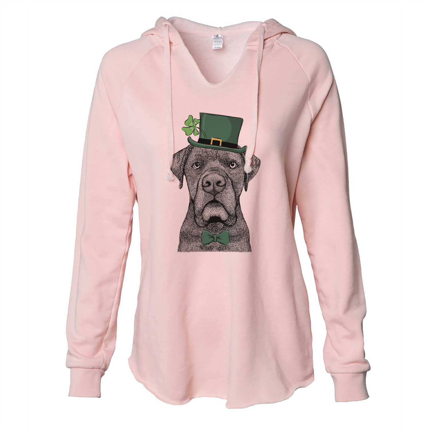 St. Patrick's Rocco the Cane Corso - Cali Wave Hooded Sweatshirt - Image 4