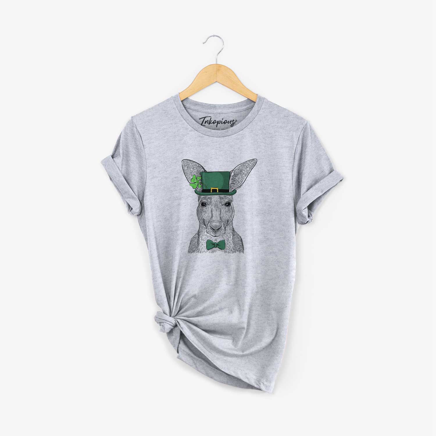 St. Patrick's Roger the Red Kangaroo - Unisex Crewneck - Image 5