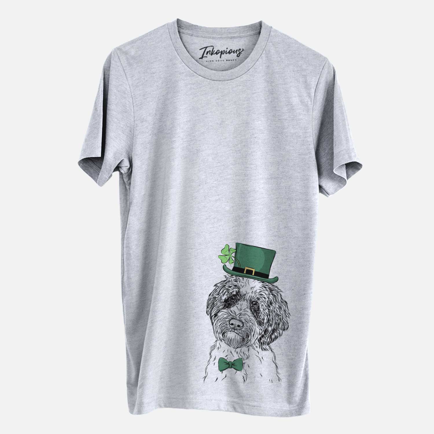 St. Patrick's Rooney the Aussiedoodle - Unisex Crewneck - Image 2