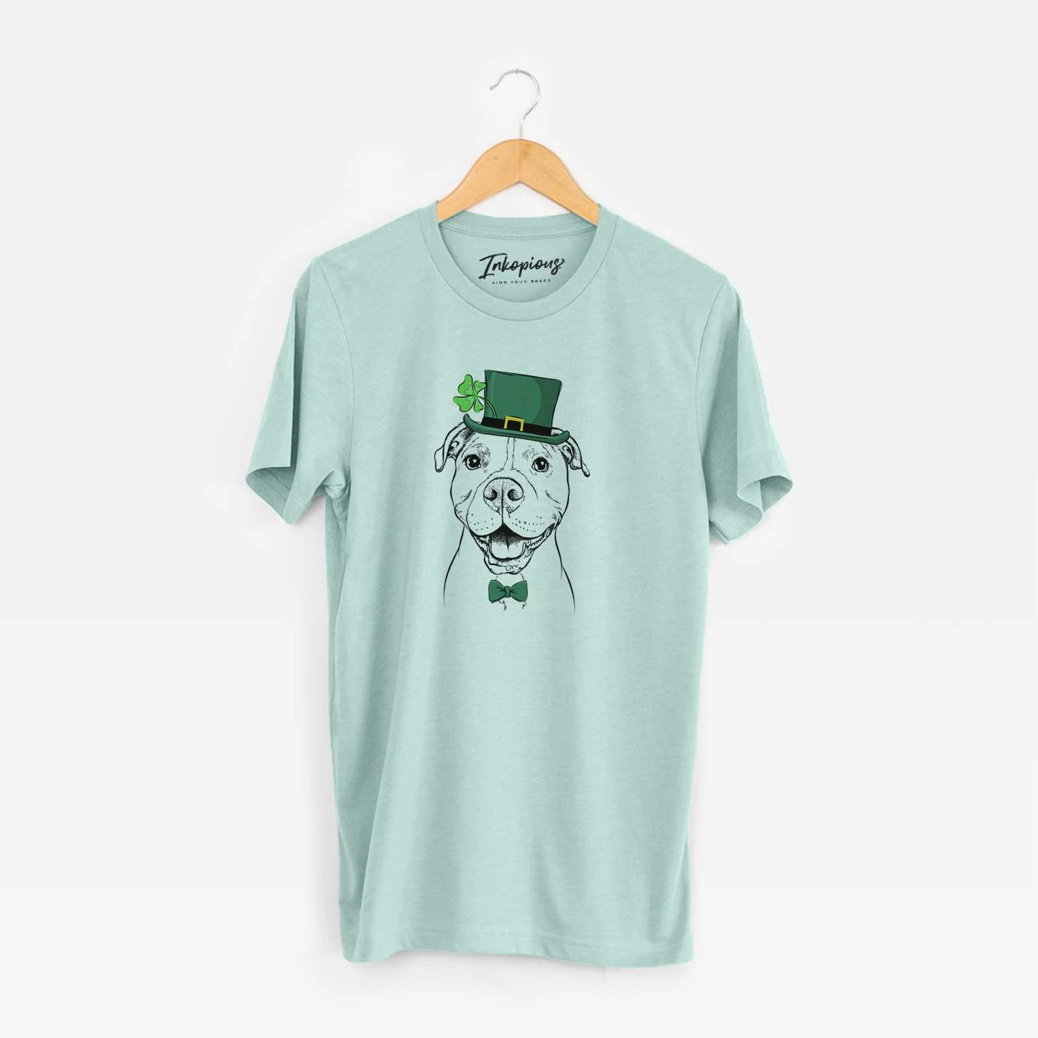 St. Patrick's Roscoe the Pitbull - Unisex Crewneck - Image 7