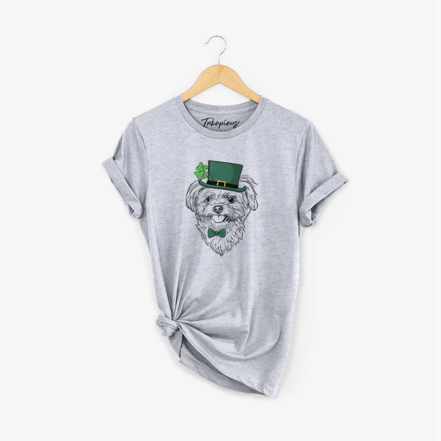 St. Patrick's Rosie the Maltipoo - Unisex Crewneck - Image 5