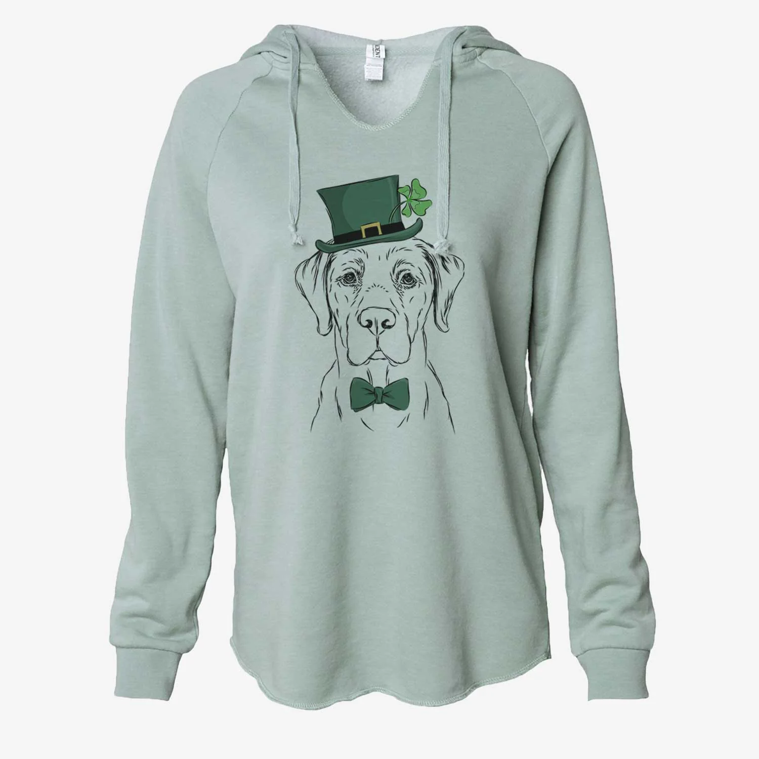St. Patrick's Rowdy the Labrador Retriever - Cali Wave Hooded Sweatshirt - Image 6