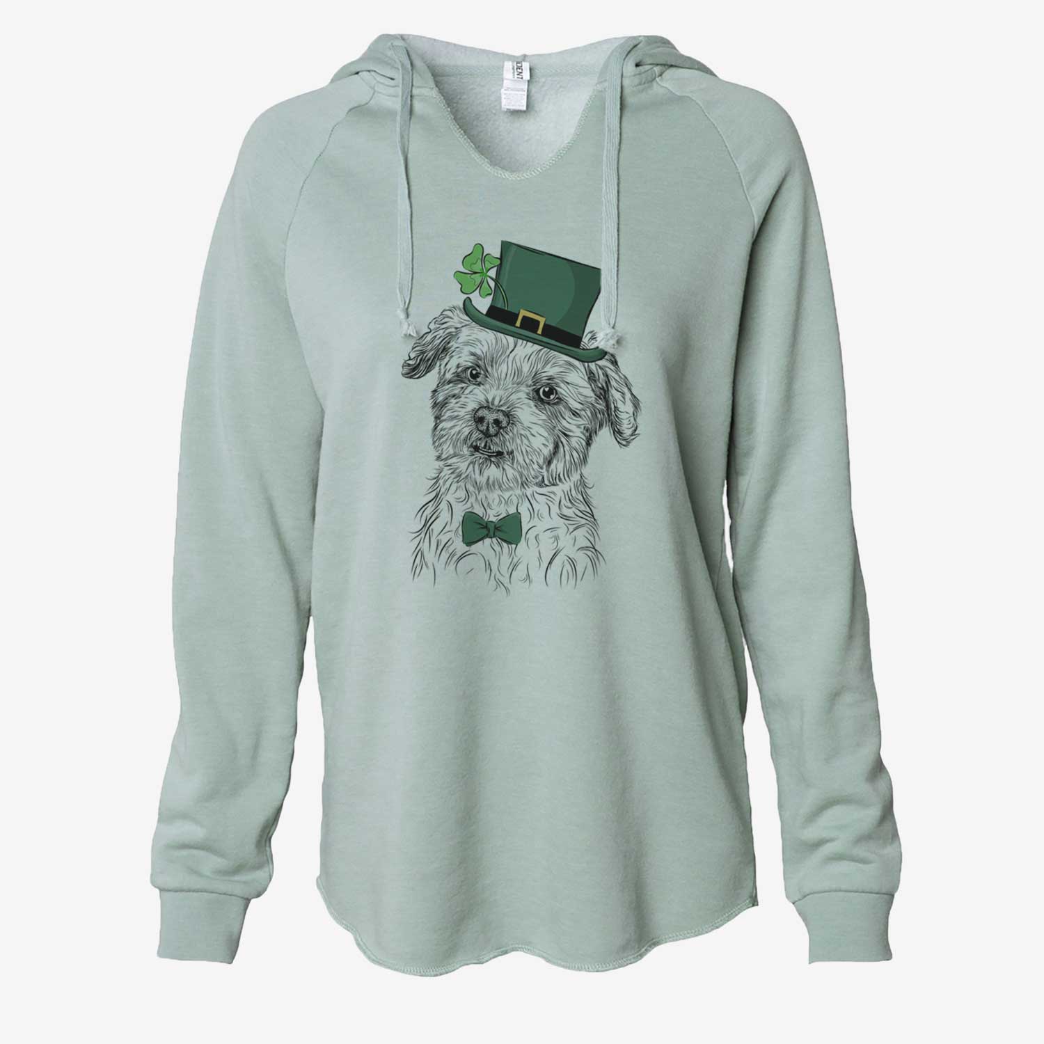 St. Patrick's Roxie the Schnauzer Shih Tzu Mix - Cali Wave Hooded Sweatshirt - Image 6
