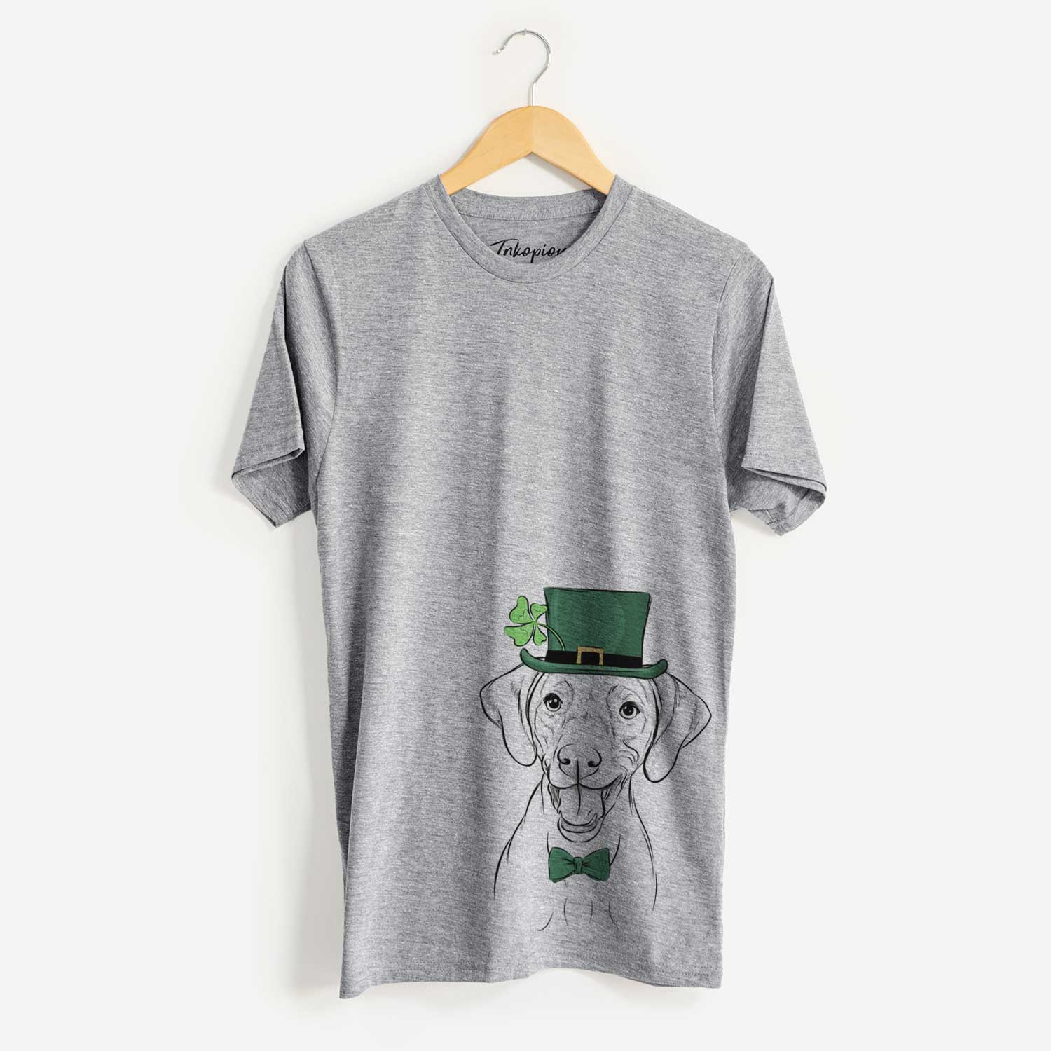 St. Patrick's Ruby the Vizsla - Unisex Crewneck - Image 2