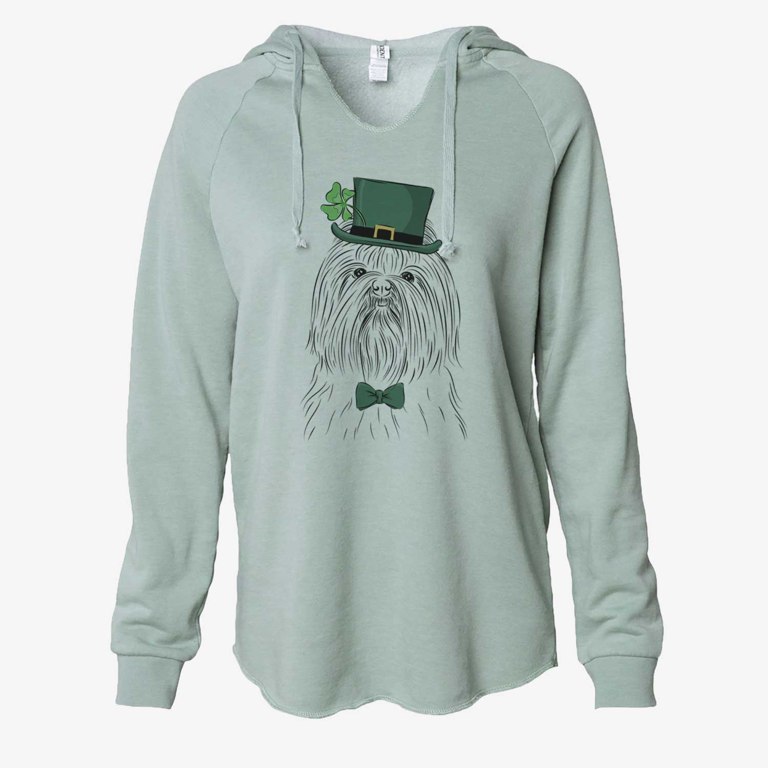 St. Patrick's Sabine the Shih Tzu - Cali Wave Hooded Sweatshirt - Image 6