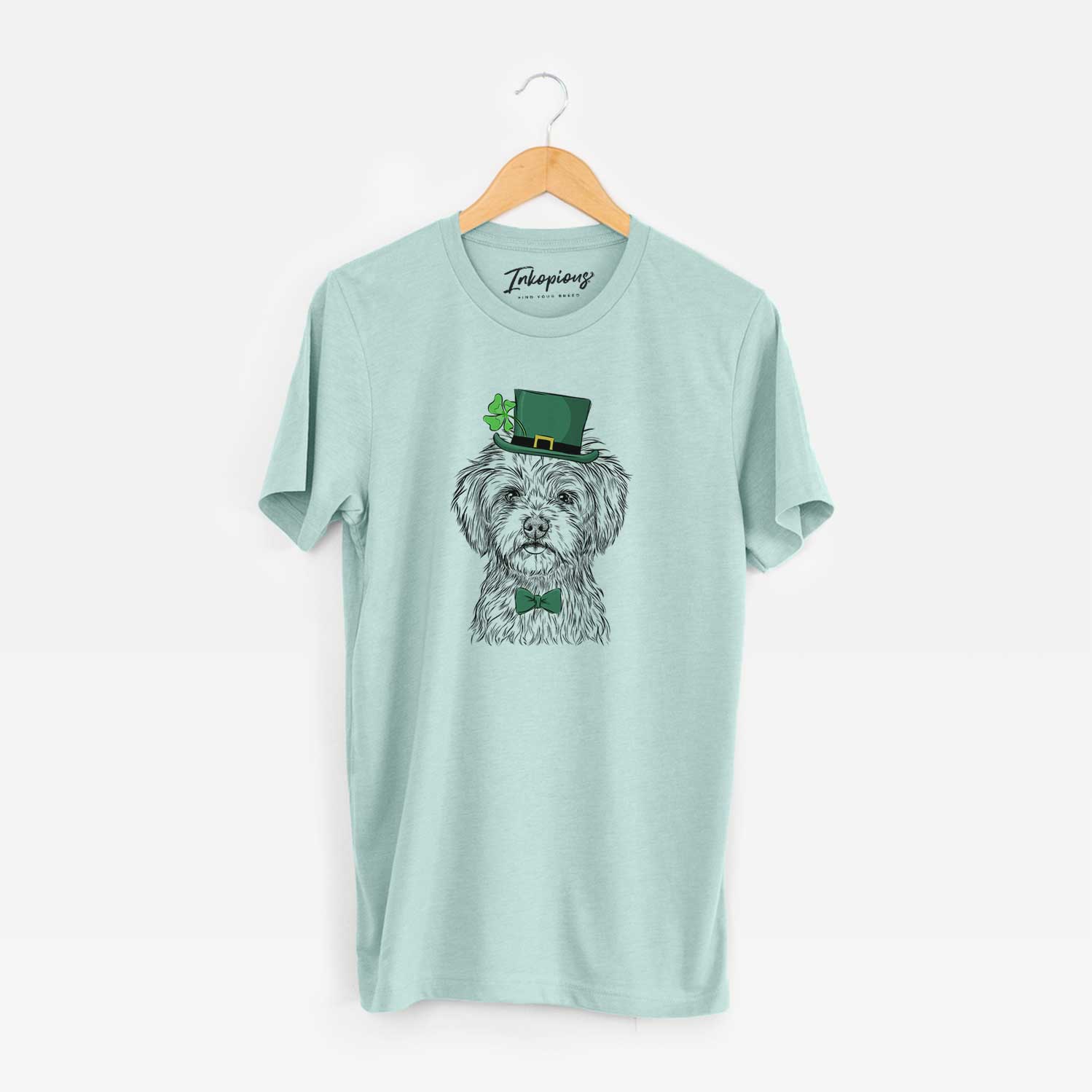 St. Patrick's Sammy the Shorkie - Unisex Crewneck - Image 7