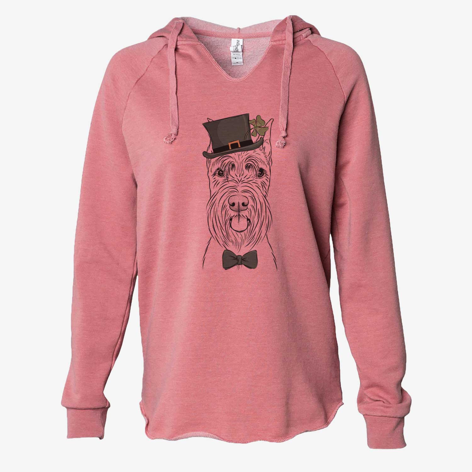 St. Patrick's Samuel the Standard Schnauzer - Cali Wave Hooded Sweatshirt - Image 5