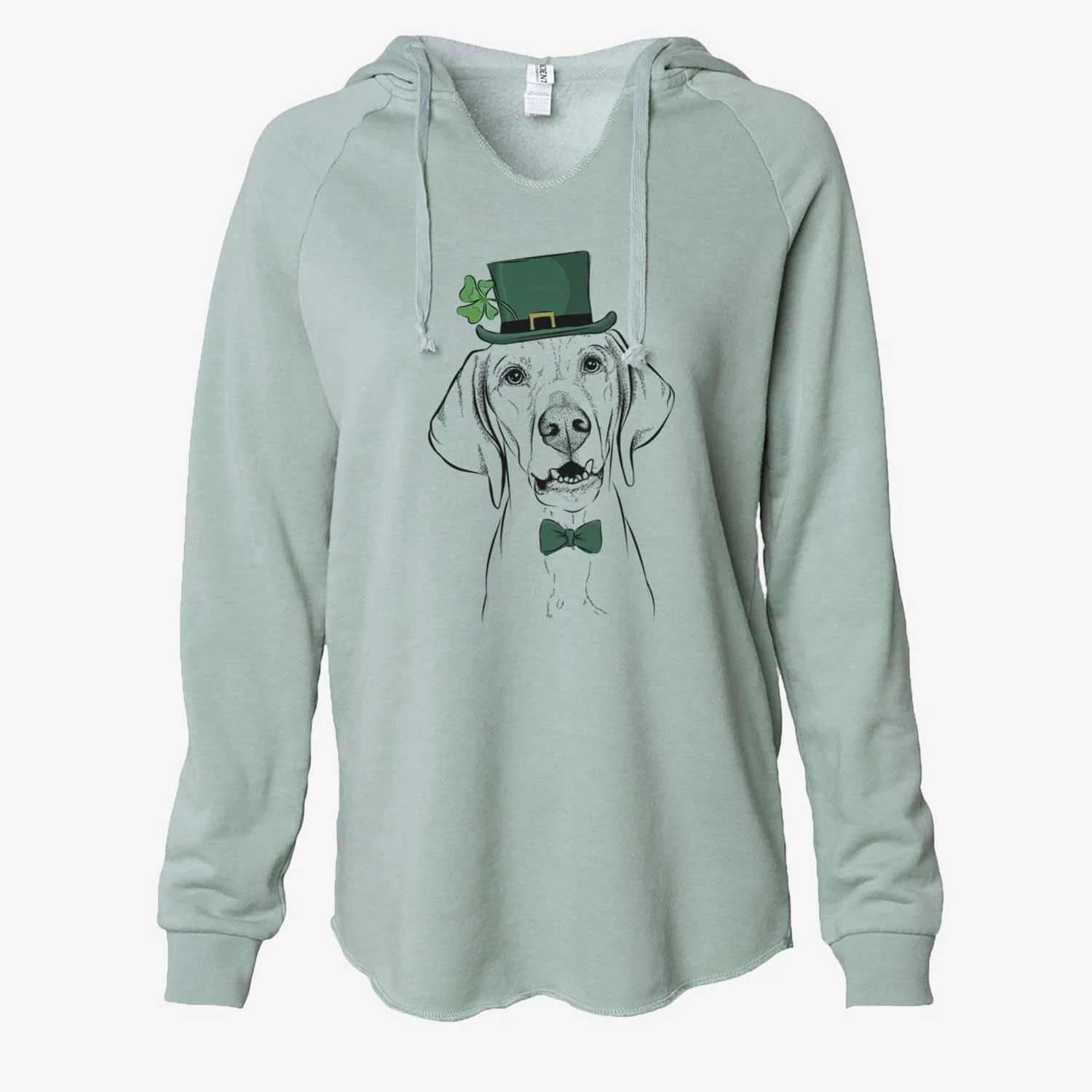 St. Patrick's Sarge the Vizsla - Cali Wave Hooded Sweatshirt - Image 6