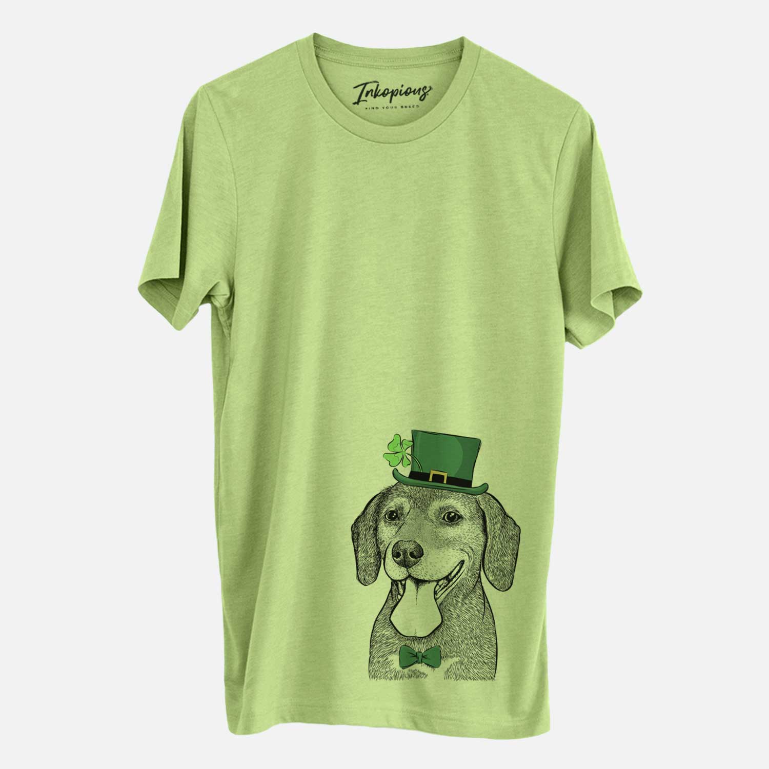 St. Patrick's Scarlett the Beagle - Unisex Crewneck - Image 3