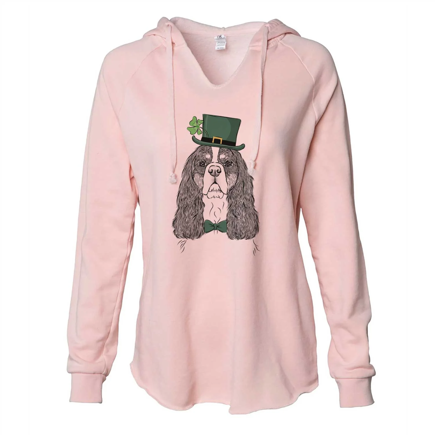 St. Patrick's Sebastian the Cavalier King Charles Spaniel - Cali Wave Hooded Sweatshirt - Image 4