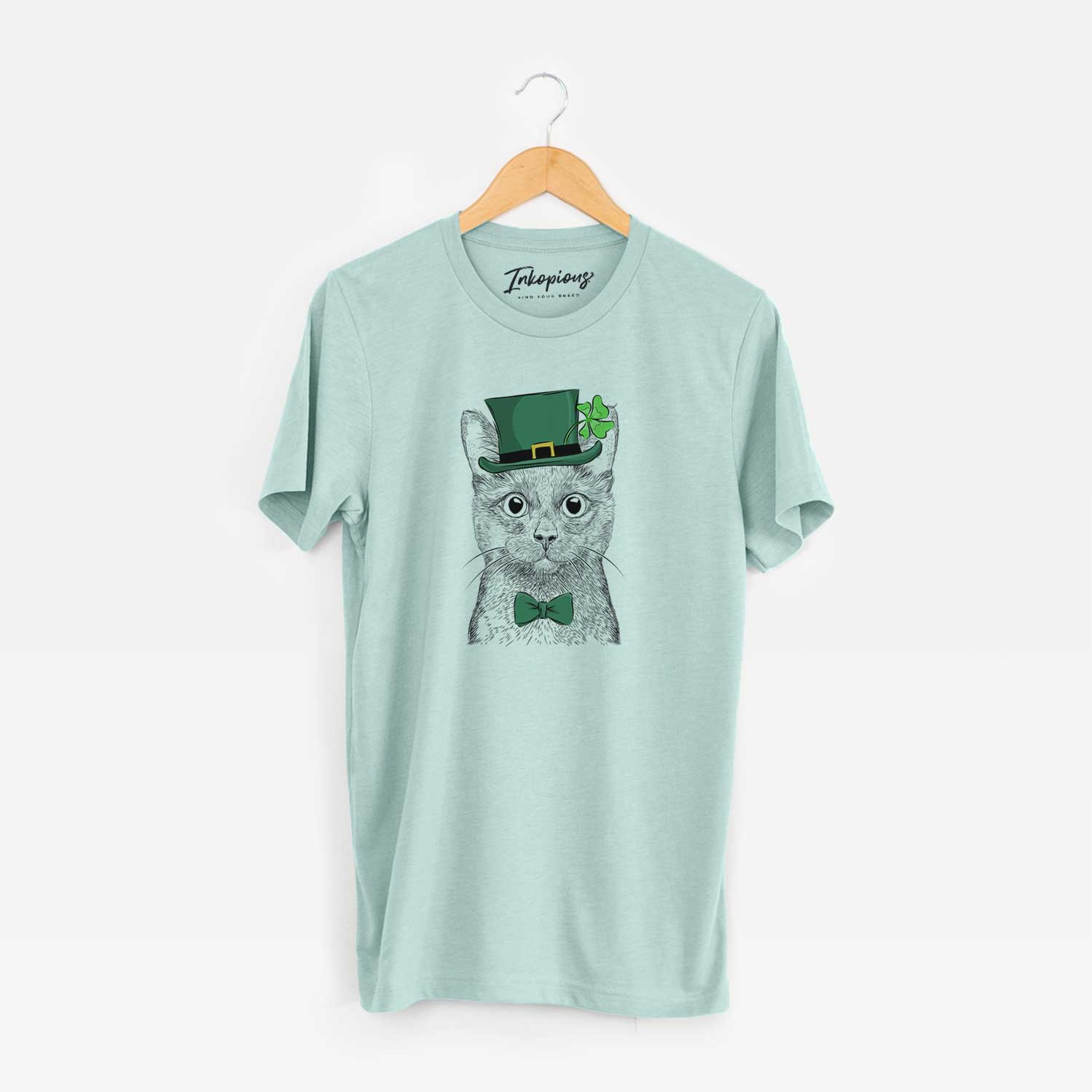 St. Patrick's Shadow the Black Cat - Unisex Crewneck - Image 7