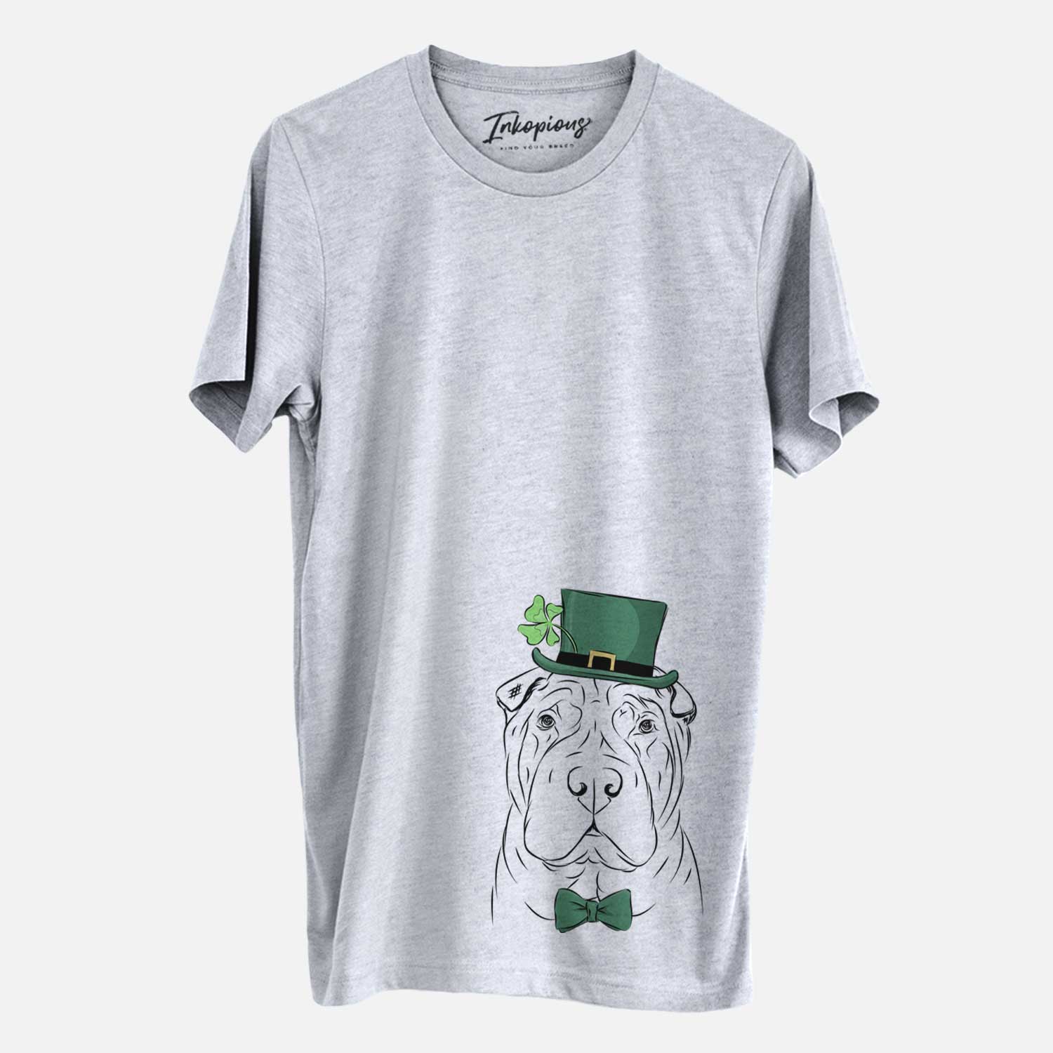 St. Patrick's Sharpy the Shar Pei - Unisex Crewneck - Image 2