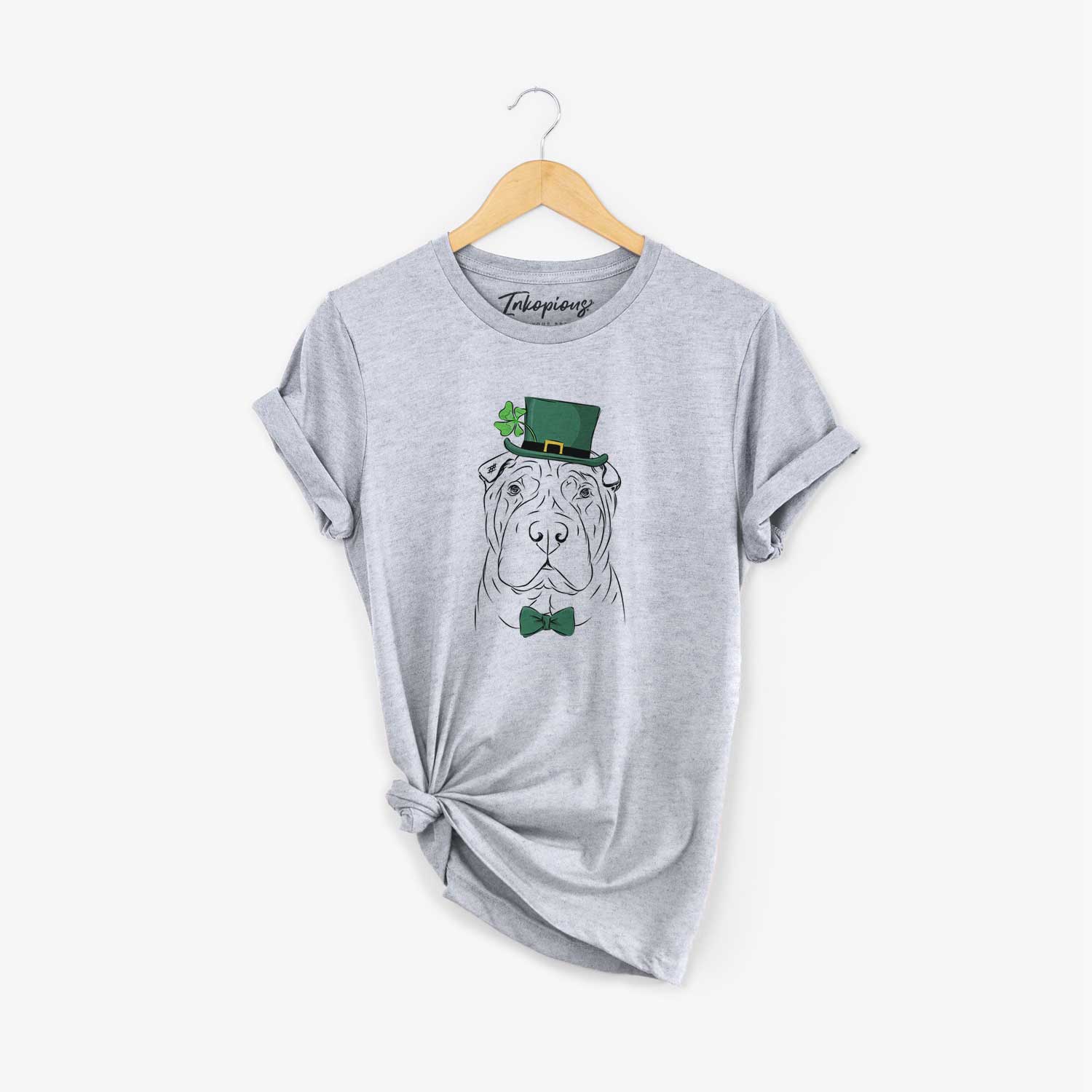 St. Patrick's Sharpy the Shar Pei - Unisex Crewneck - Image 5