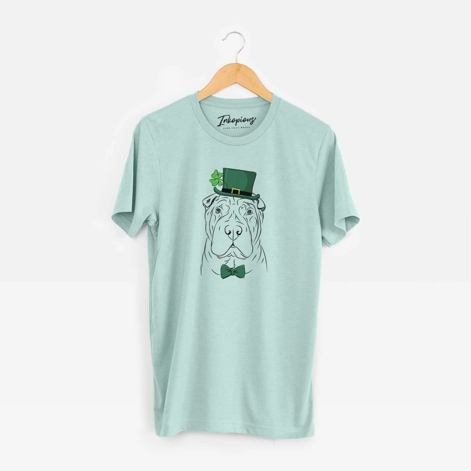 St. Patrick's Sharpy the Shar Pei - Unisex Crewneck - Image 7
