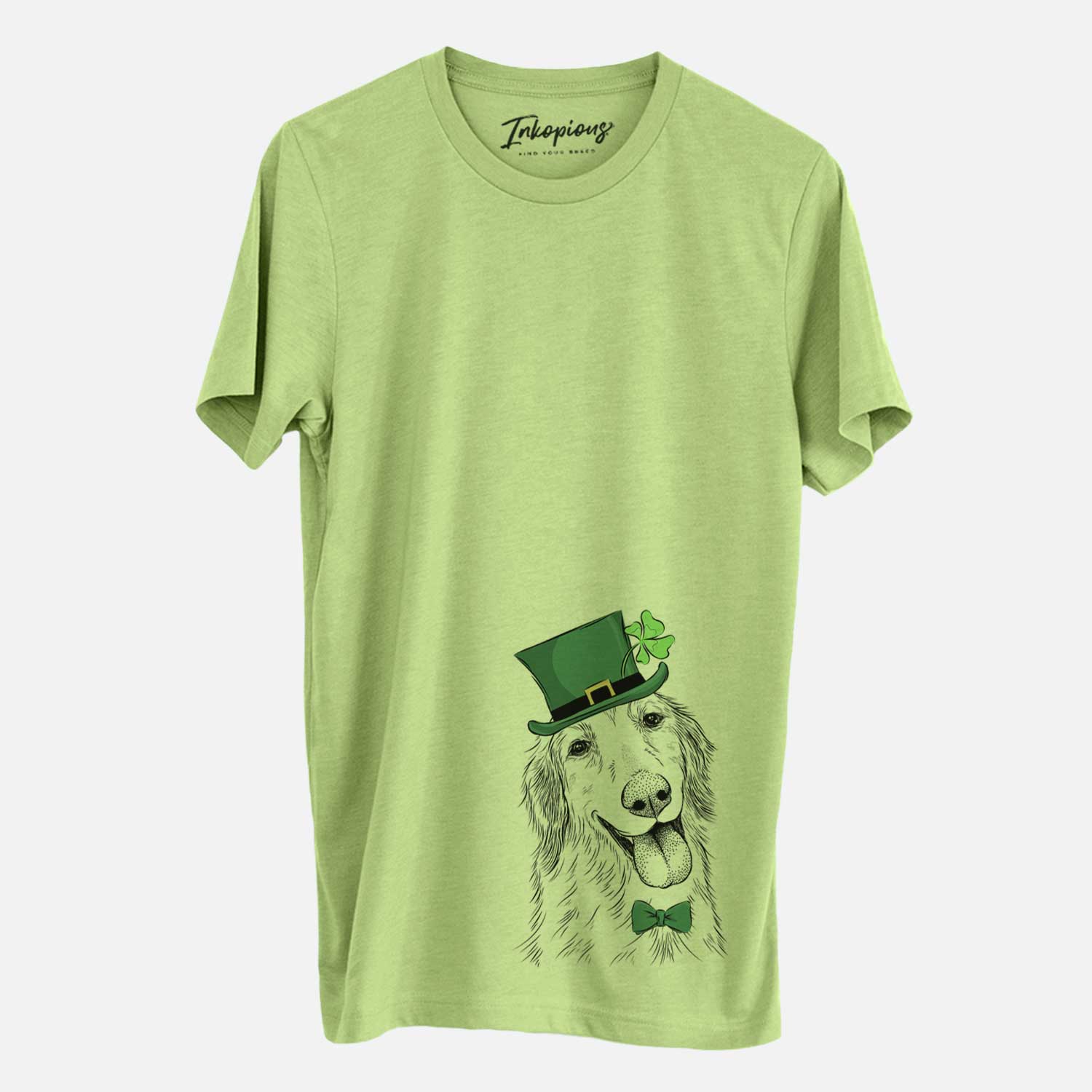 St. Patrick's Shelby the Golden Retriever - Unisex Crewneck - Image 3