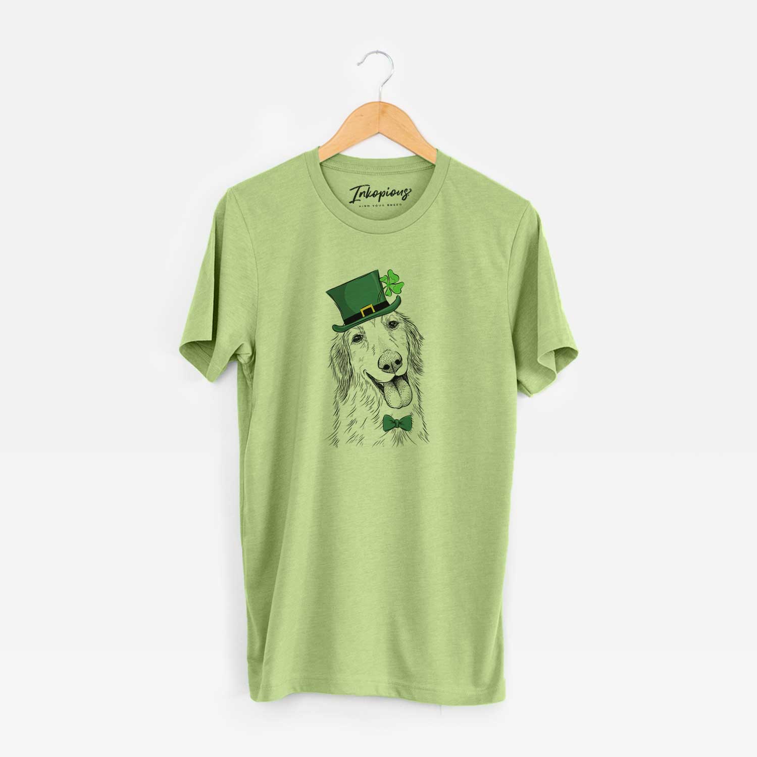 St. Patrick's Shelby the Golden Retriever - Unisex Crewneck - Image 6