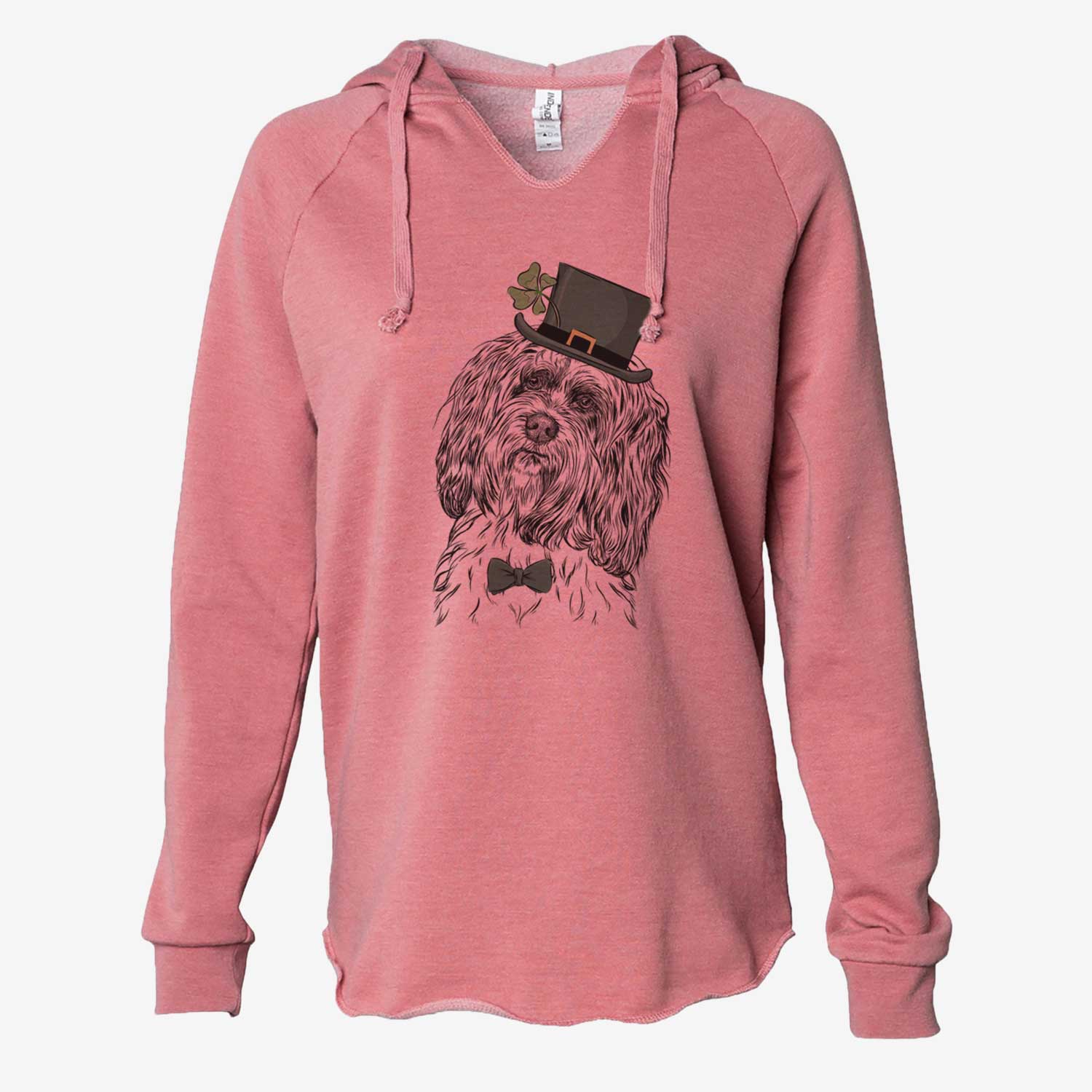 St. Patrick's Shenpa the Tibetan Terrier - Cali Wave Hooded Sweatshirt - Image 5