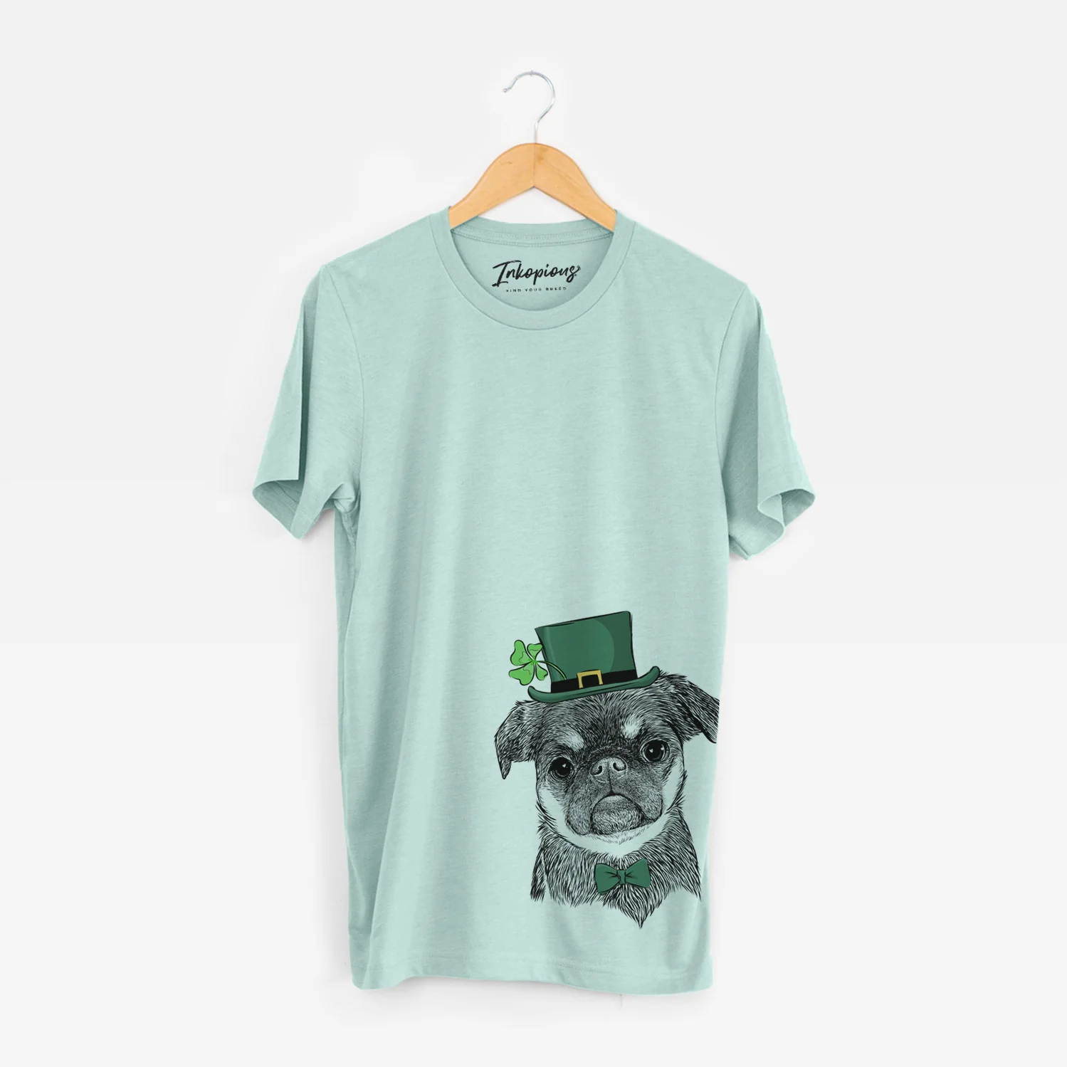 St. Patrick's Simone the Brussels Griffon - Unisex Crewneck - Image 4